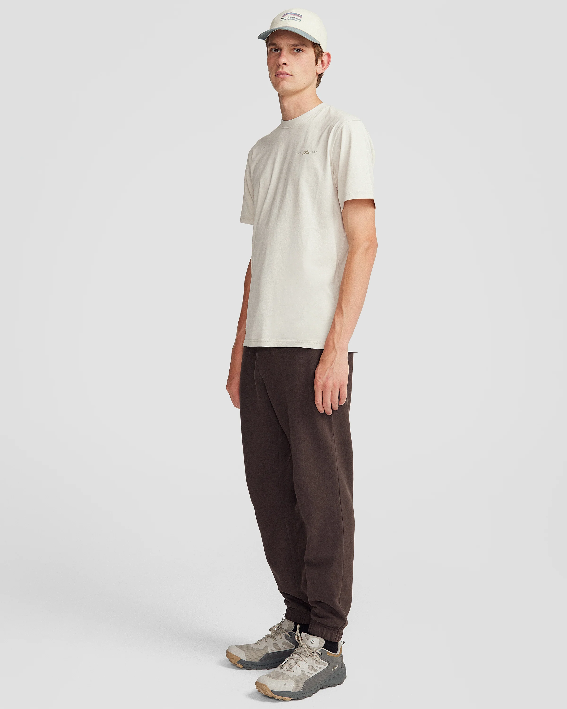 Men's 1987 Organic Cotton S/S Tee - White - Image 3
