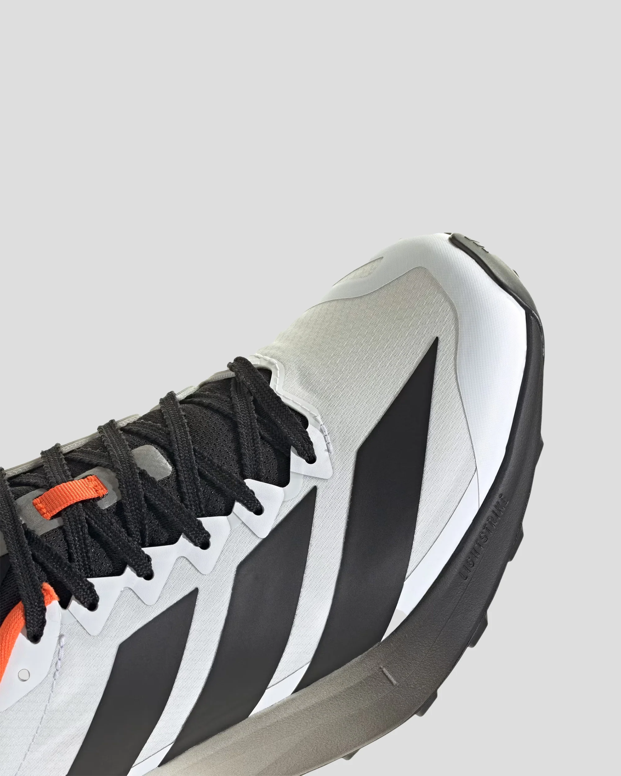 Men's Adidas Terrex Agravic 4 Trail Shoes - White/Core Black/Semi Impact Orange - Image 6