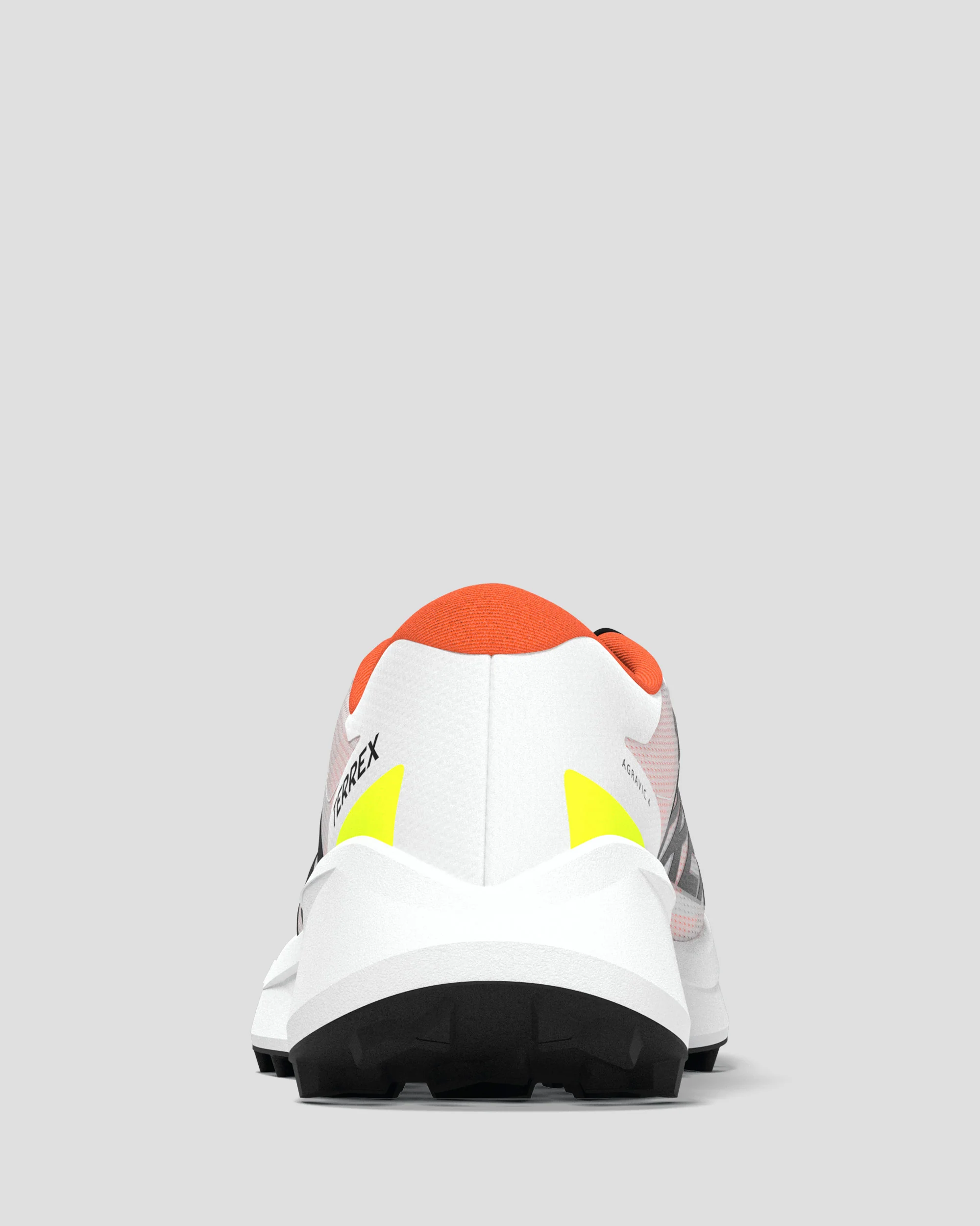 Women's Adidas Terrex Agravic 4 Trail Shoes - White/Core Black/Semi Impact Orange - Image 7