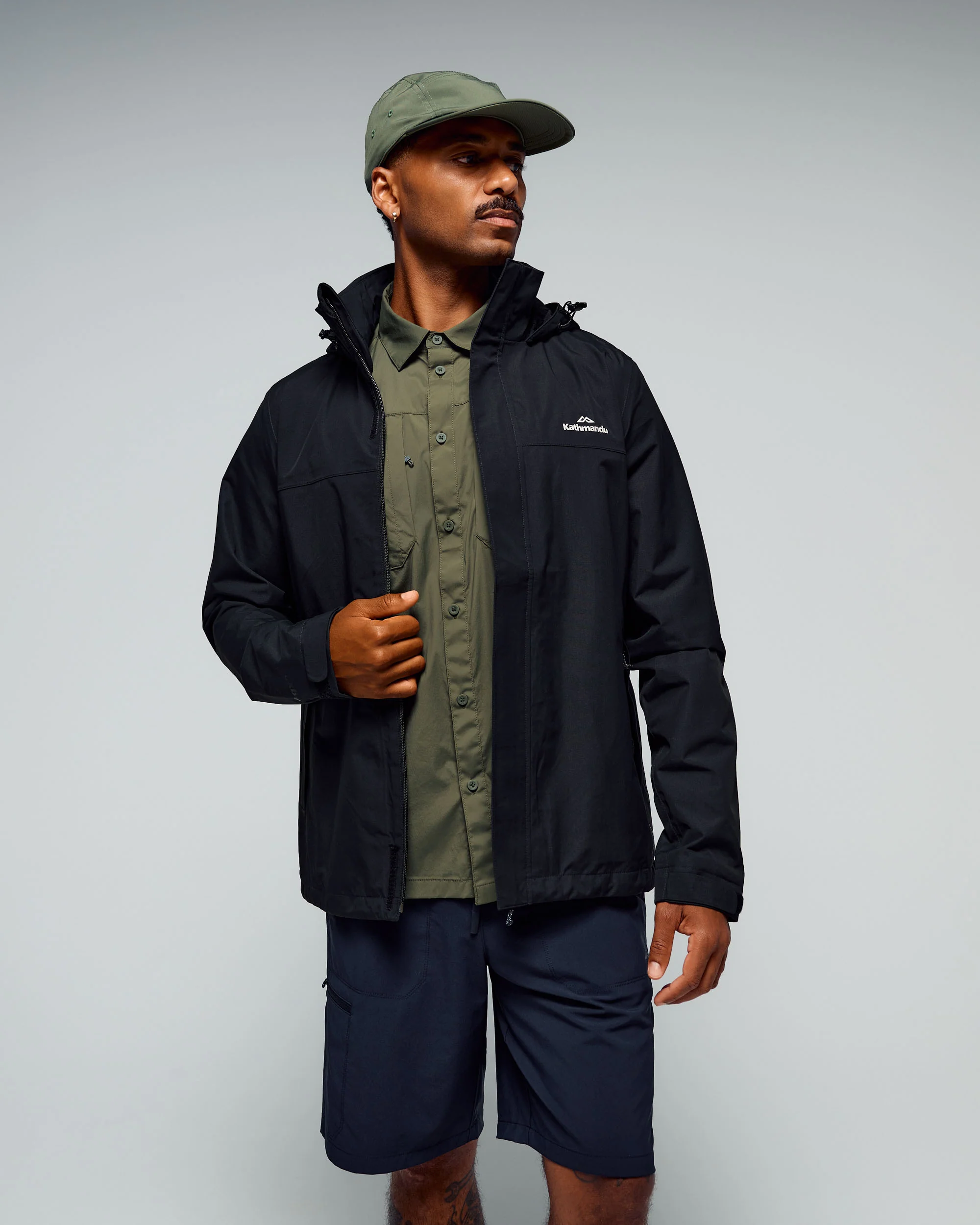 Men's Andulo 2-layer Rain Jacket - Black
