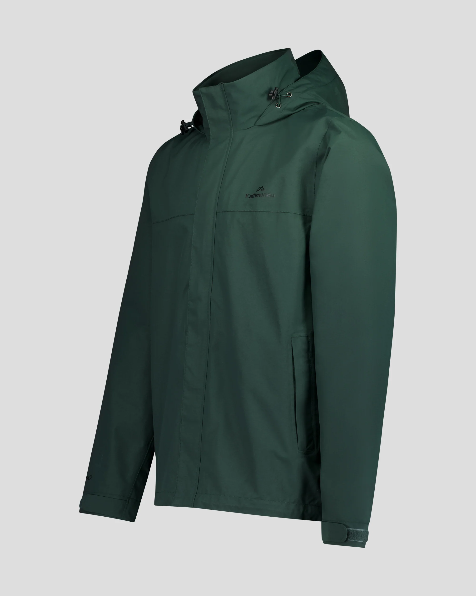 Men's Andulo 2-layer Rain Jacket - Deep Forest - Image 8