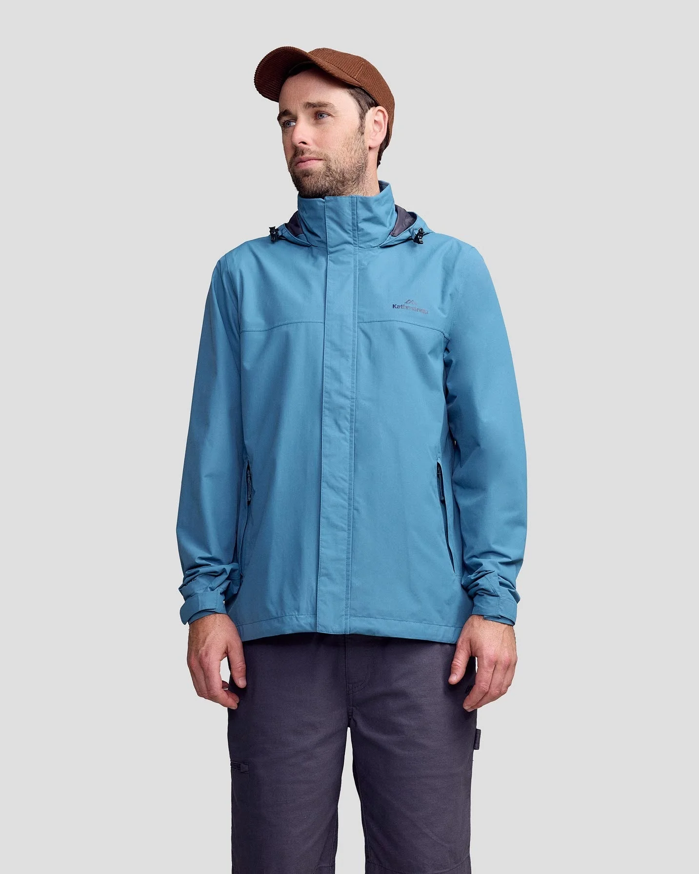 Men's Andulo Rain Jacket v3 - Washed Blue