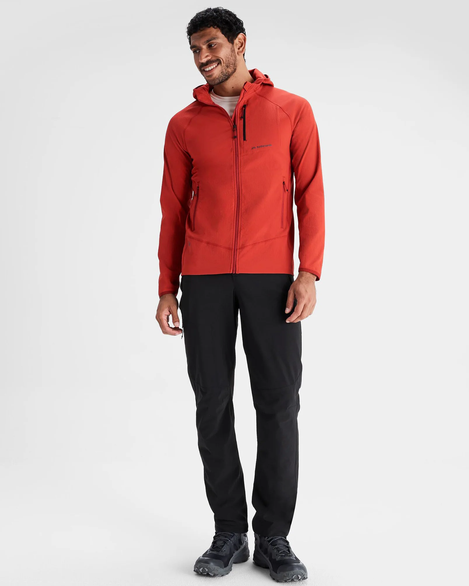 Men's Aysen Hooded Fleece Jacket - Spicy Chilli Pepper - Image 2