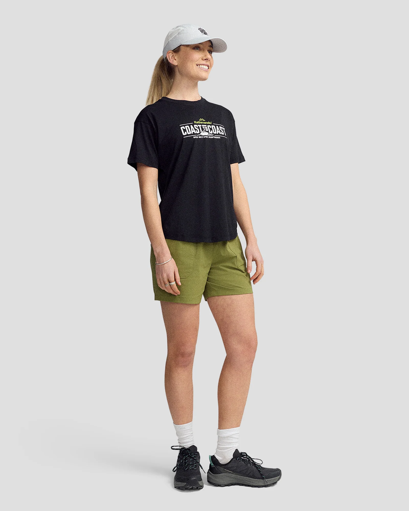 Coast To Coast - Women's Solid Organic Cotton Tee - Black/Black - Image 3