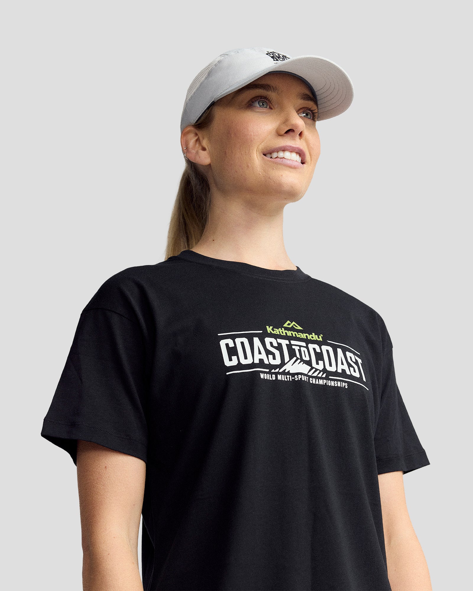 Coast To Coast - Women's Solid Organic Cotton Tee - Black/Black - Image 5