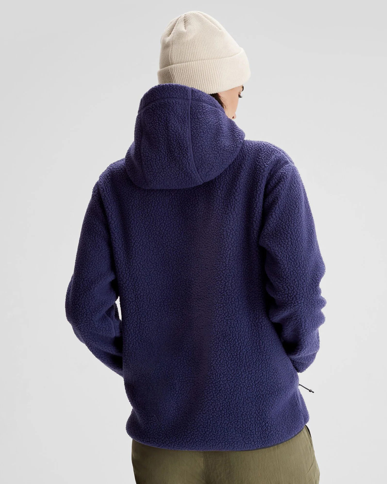 Women's Co-Z High Pile Hooded Pullover - Dark Horizon - Image 3