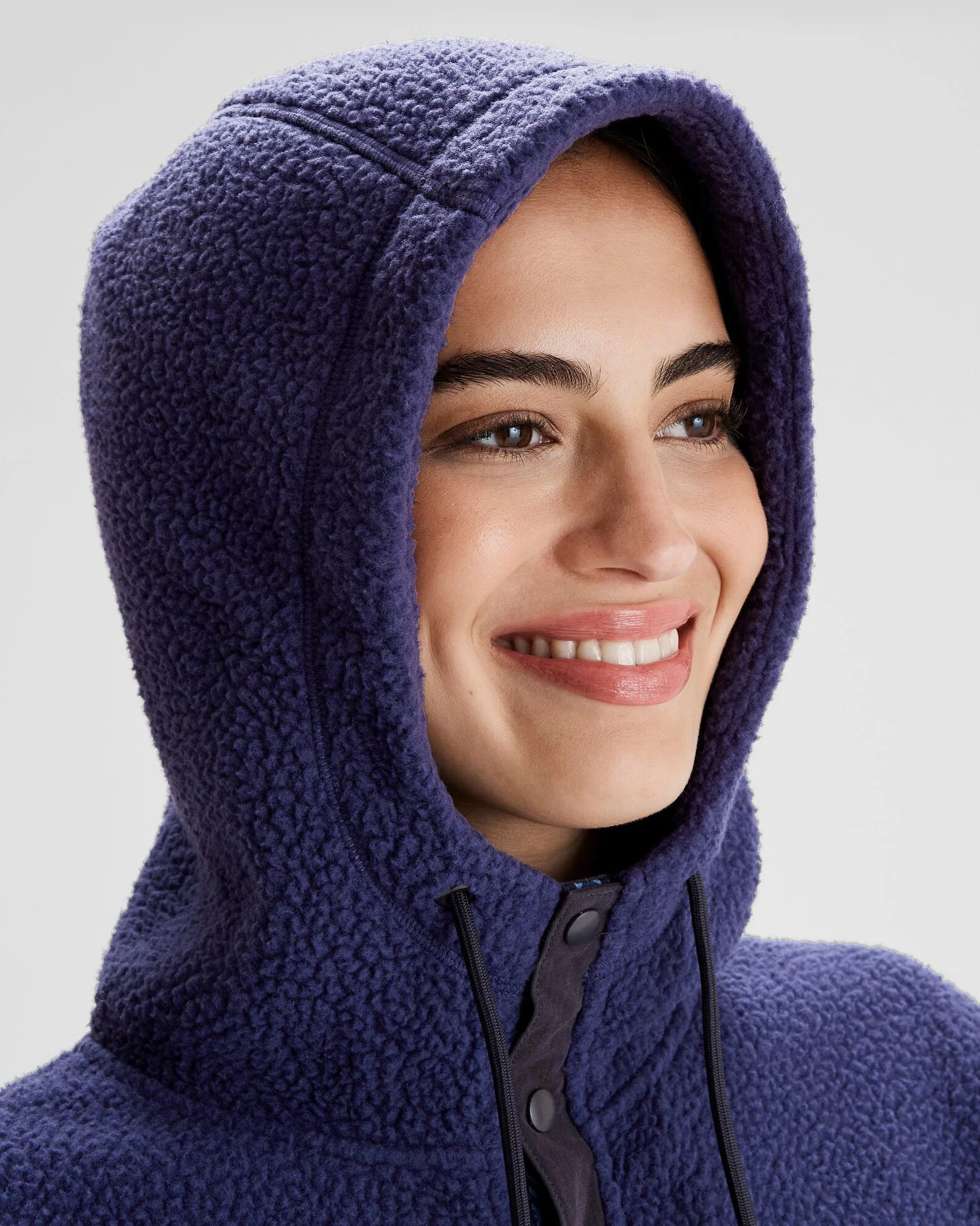 Women's Co-Z High Pile Hooded Pullover - Dark Horizon - Image 4