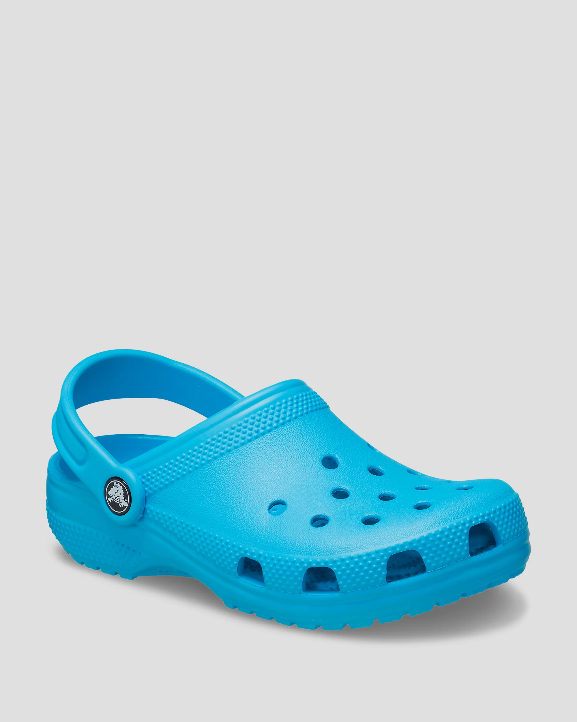 Kids' Classic Clog Crocs - Venetian Blue - Image 2