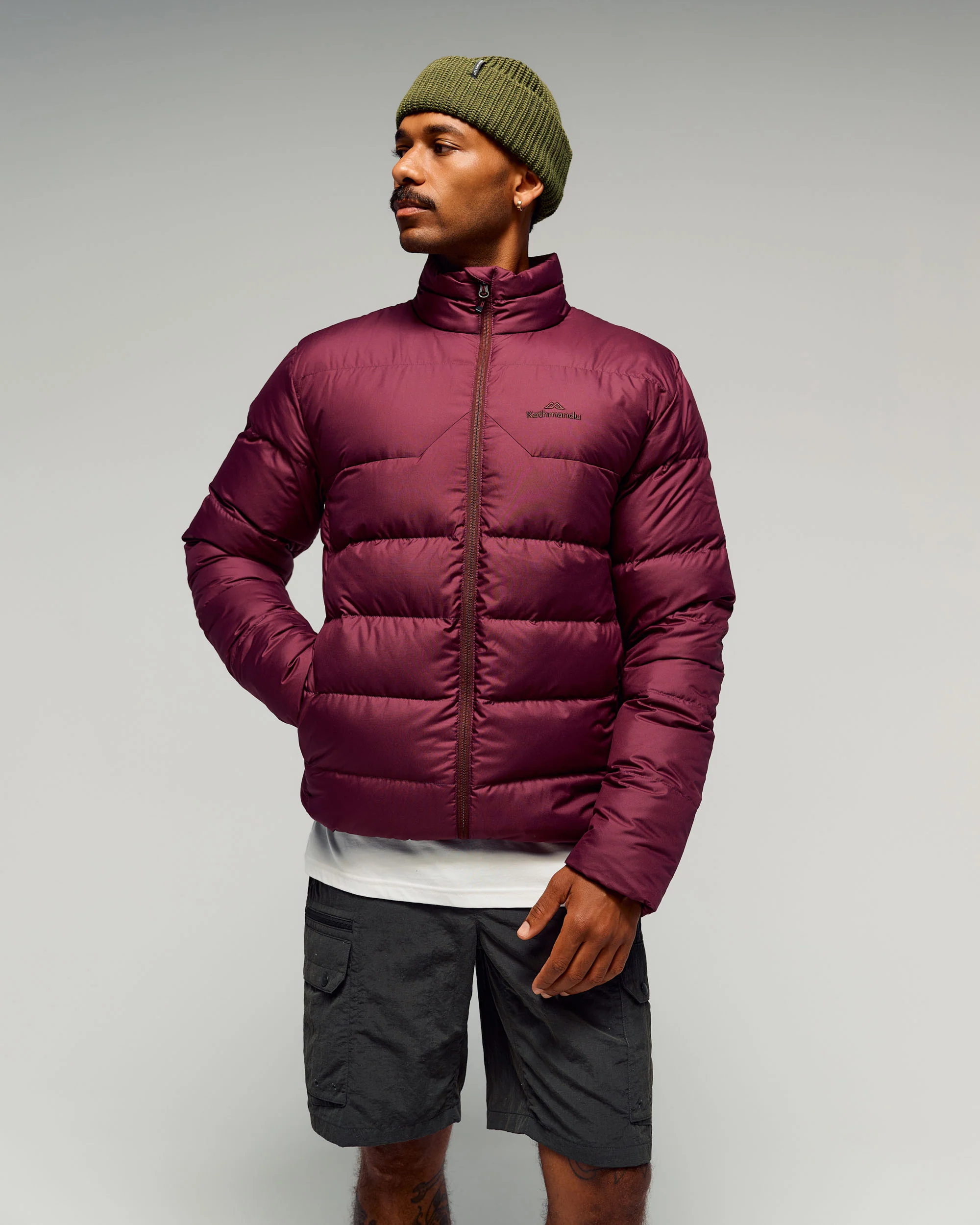 Men's Epiq Down Jacket - Mulberry - Image 3