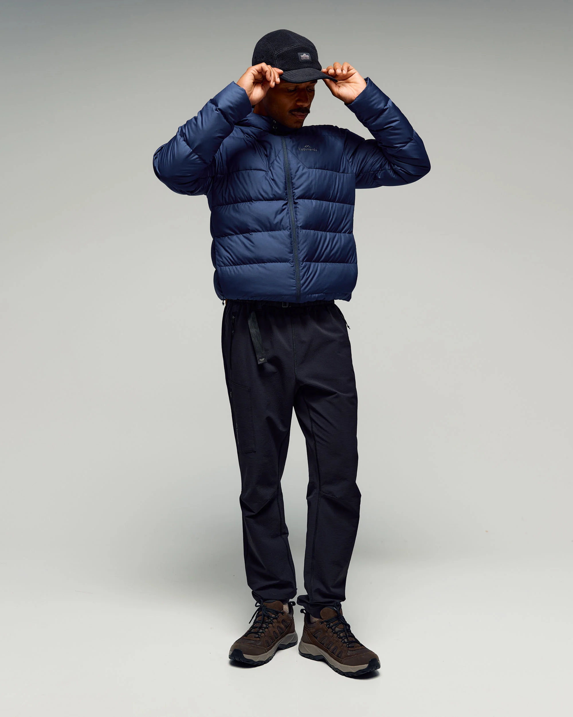 Men's Epiq Hooded Down Jacket -  Classic Navy - Image 4