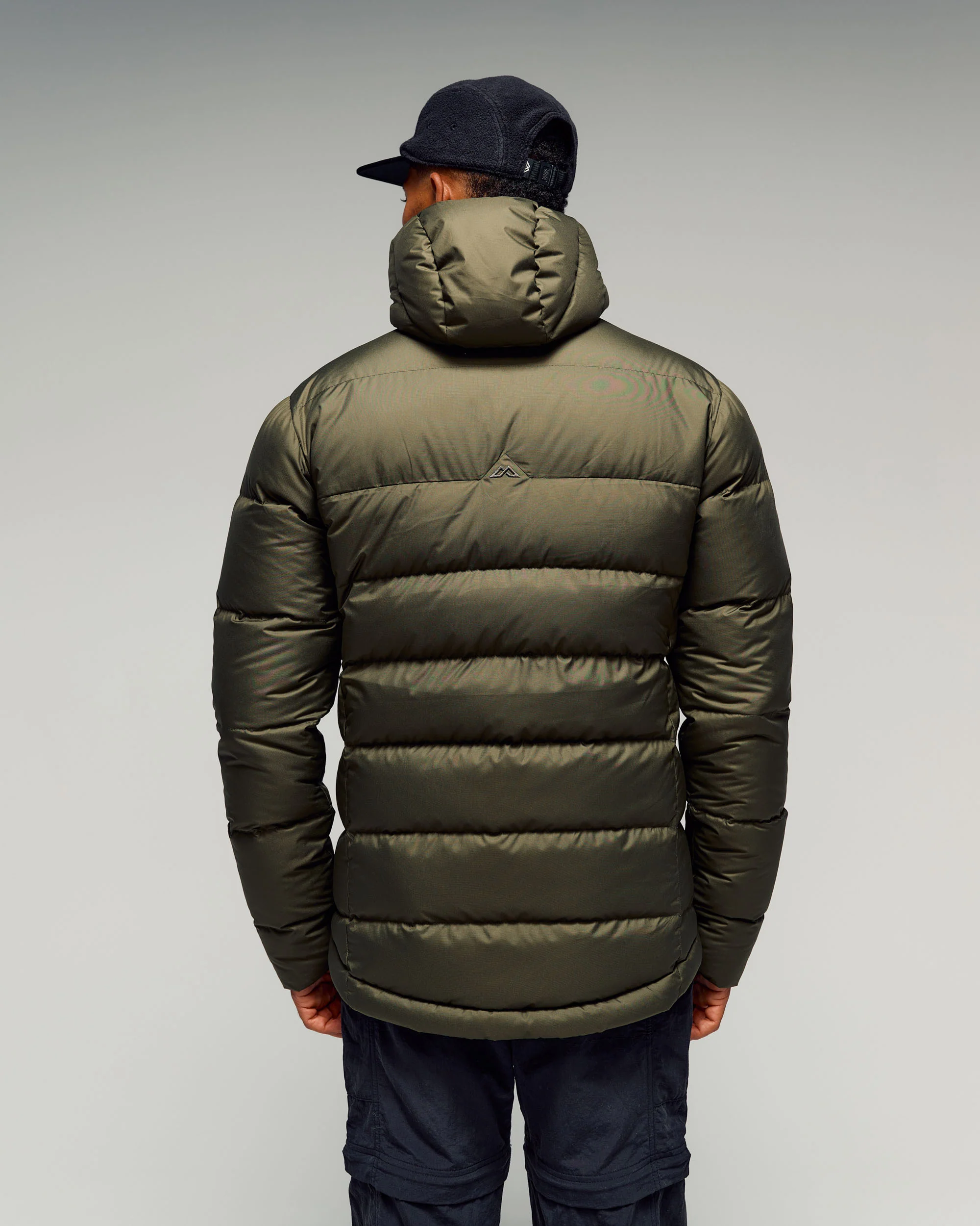 Men's Epiq Hooded Down Jacket - Light Moss - Image 4