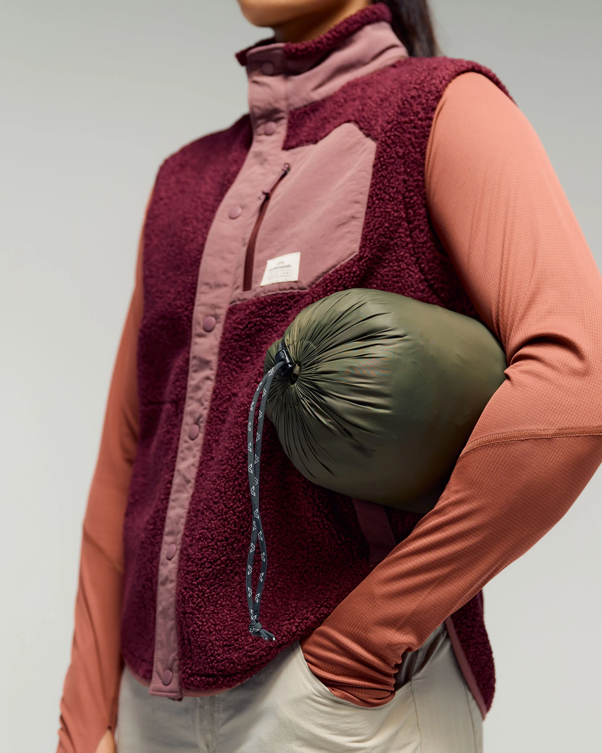 Women's Epiq Hooded Down Jacket -  Light Moss - Image 5