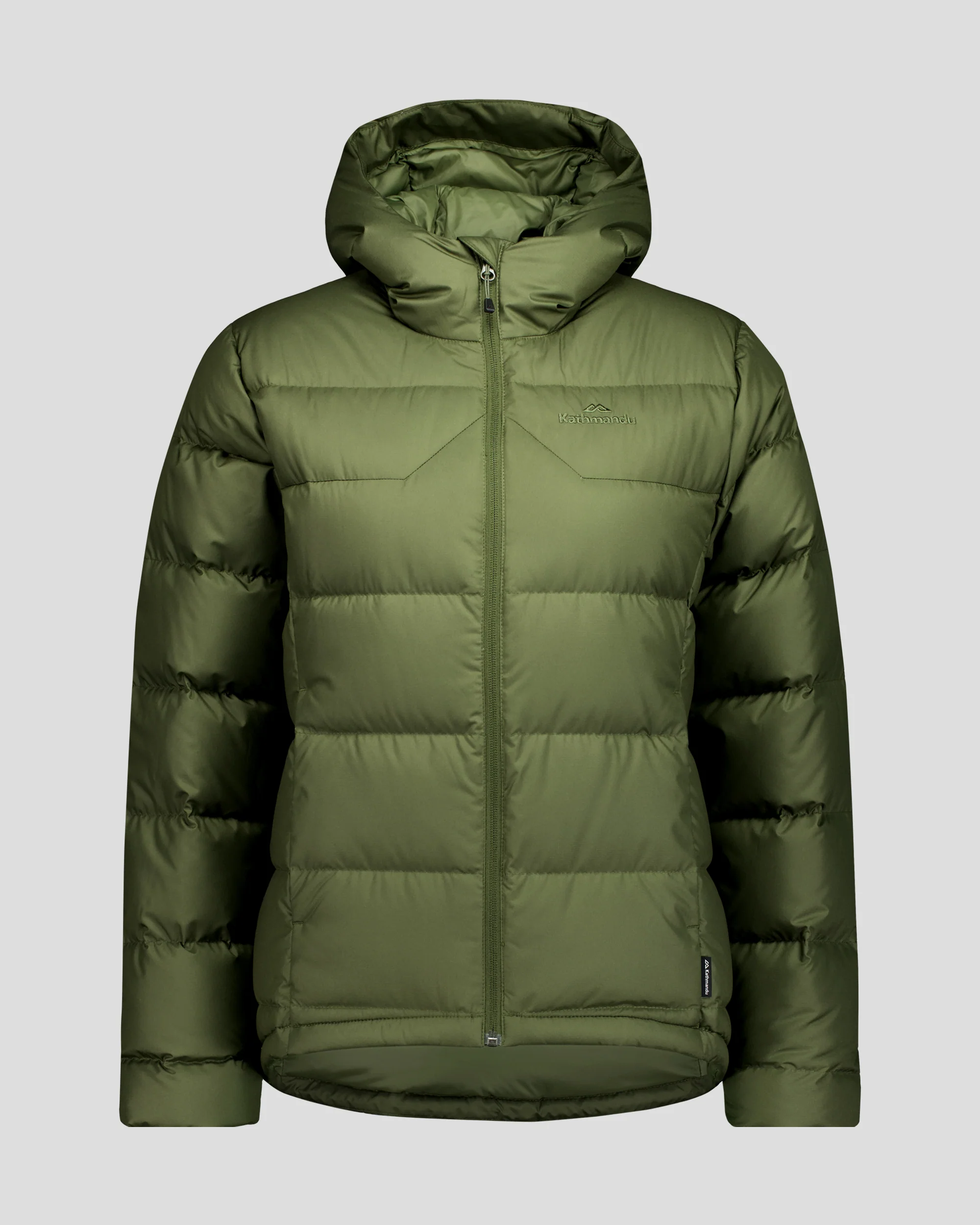 Women's Epiq Hooded Down Jacket -  Light Moss - Image 7