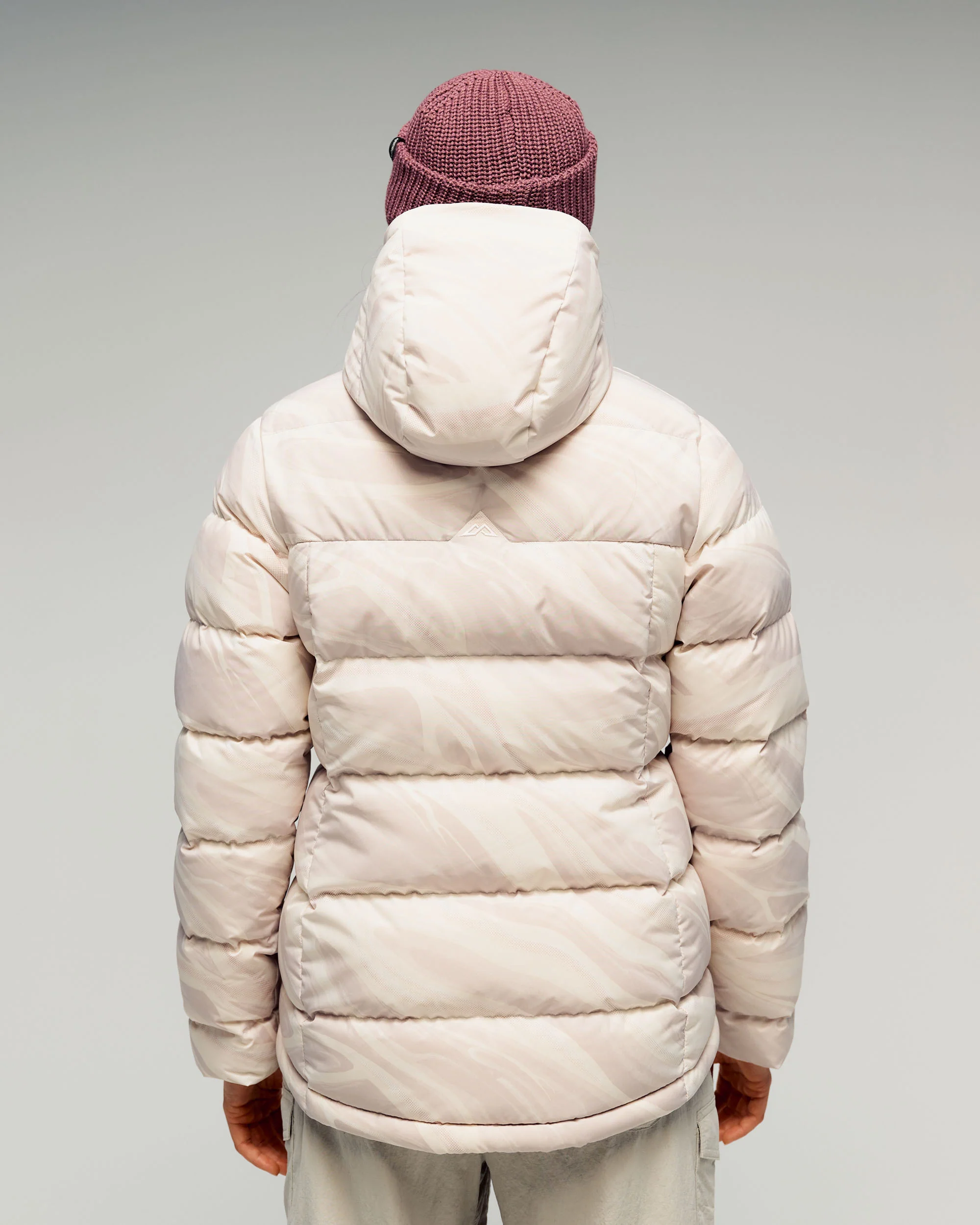 Women's Epiq Hooded Down Jacket - Shroom Braided River - Image 5