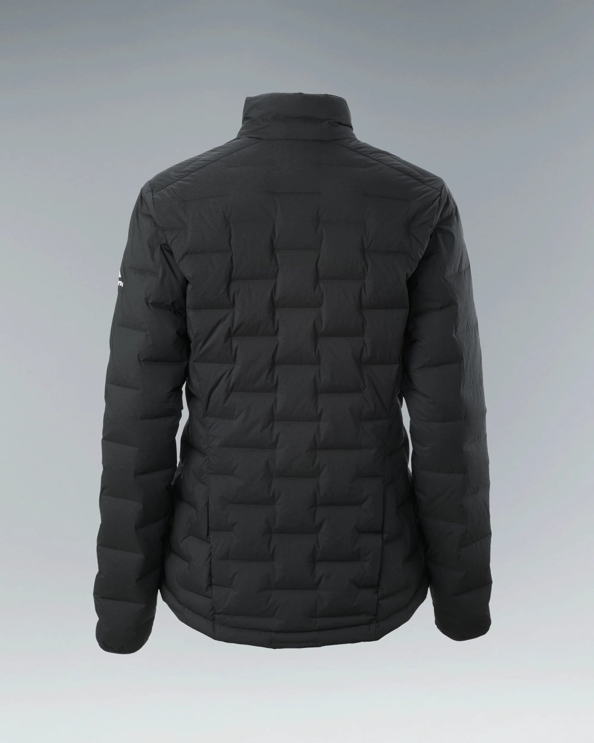 Women's Federate Stretch Down Hooded Jacket - Black - Image 4