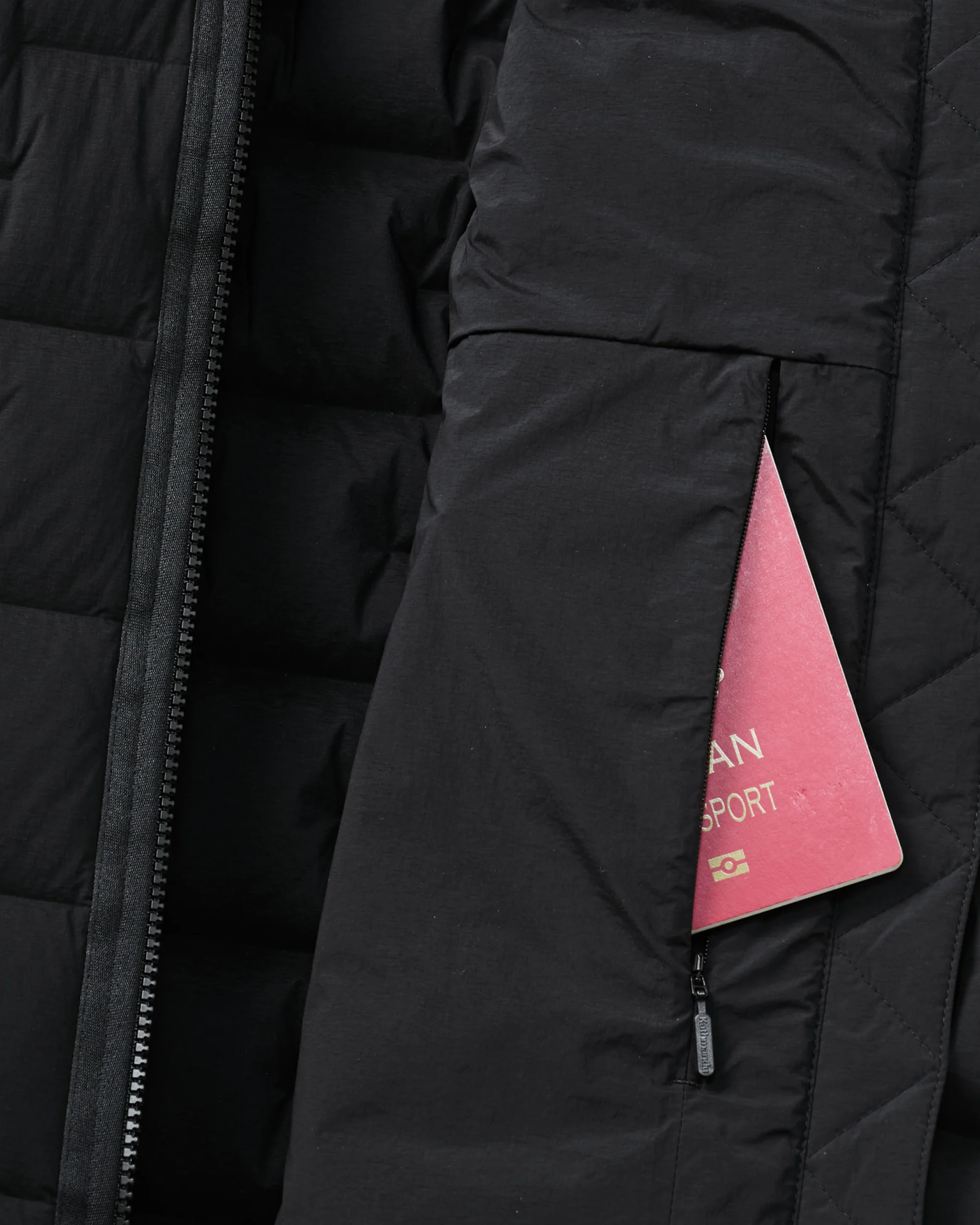 Women's Federate Stretch Down Hooded Jacket - Black - Image 6