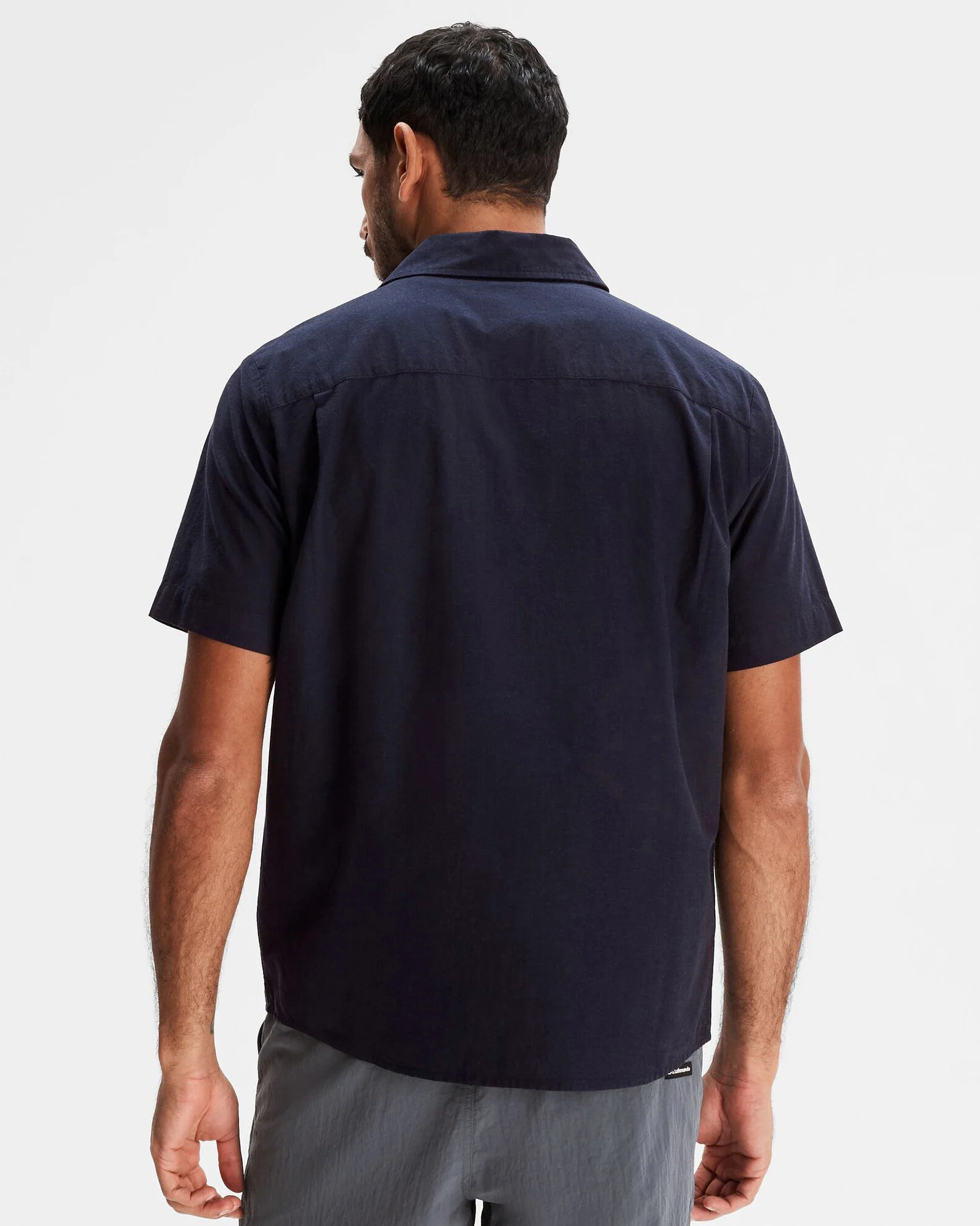 Men's Flaxton LT Short Sleeve Shirt - Pure Navy - Image 4