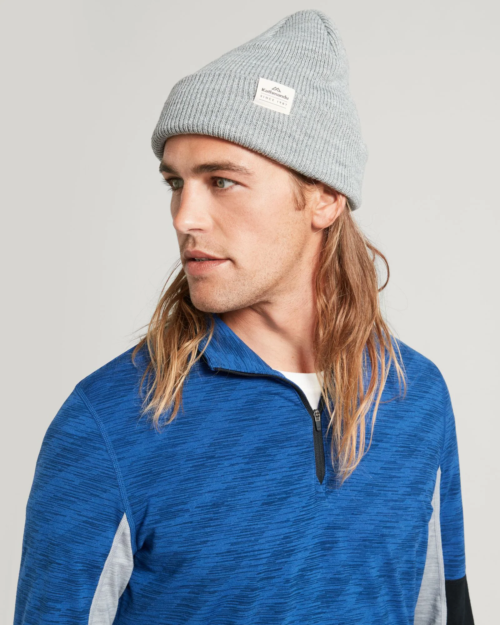 Fyfe Beanie - Mid Grey Marle - Image 2