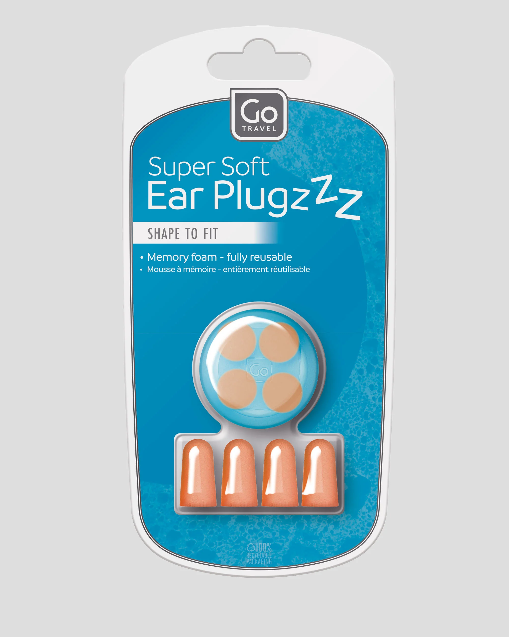 Go Travel Super Soft Ear Plugs - Orange