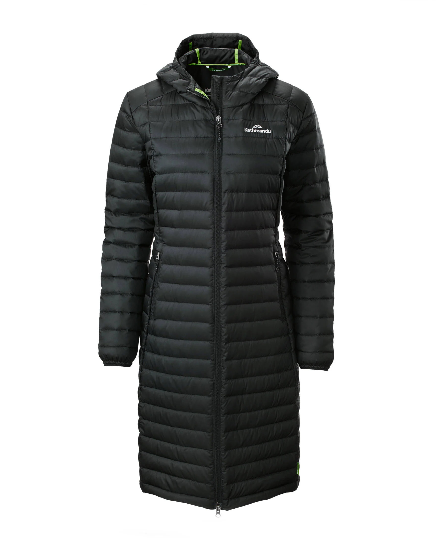 Women's Heli Down Parka Jacket- Black - Image 12
