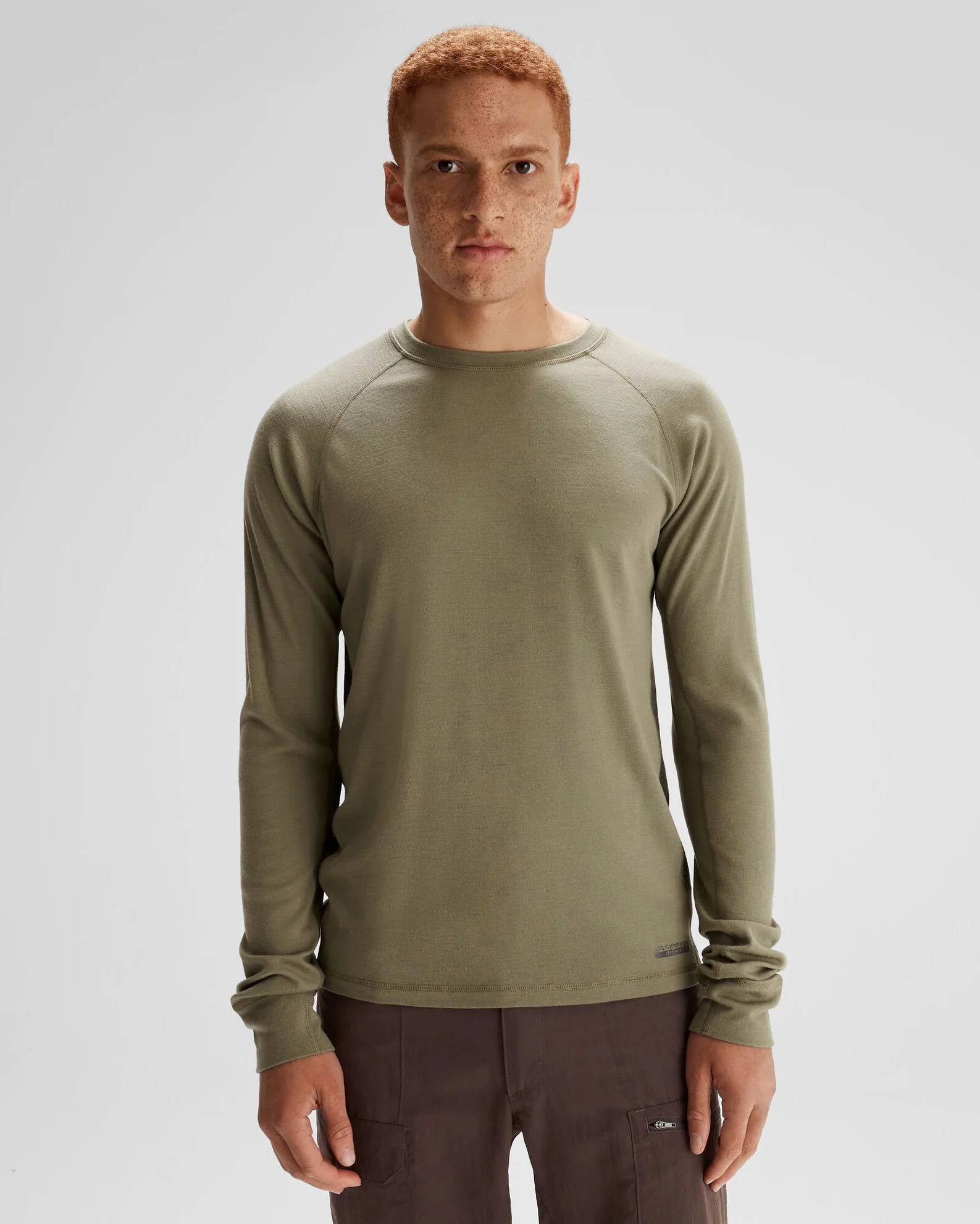 Men's K-Merino 250 Long Sleeve Top - Beech/Dark Moss