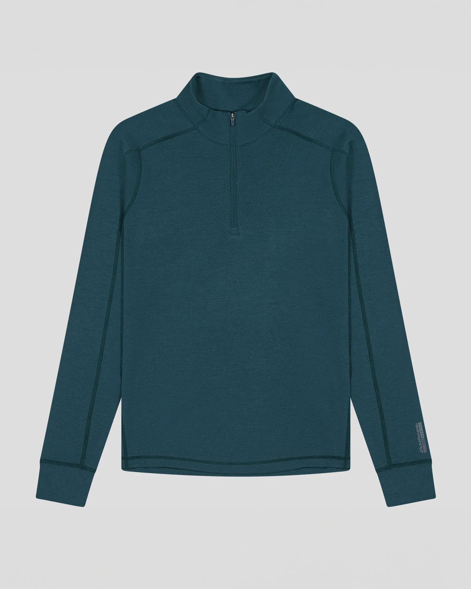 Women's K-Merino 250 Quarter Zip Top - Deep Forest - Image 4