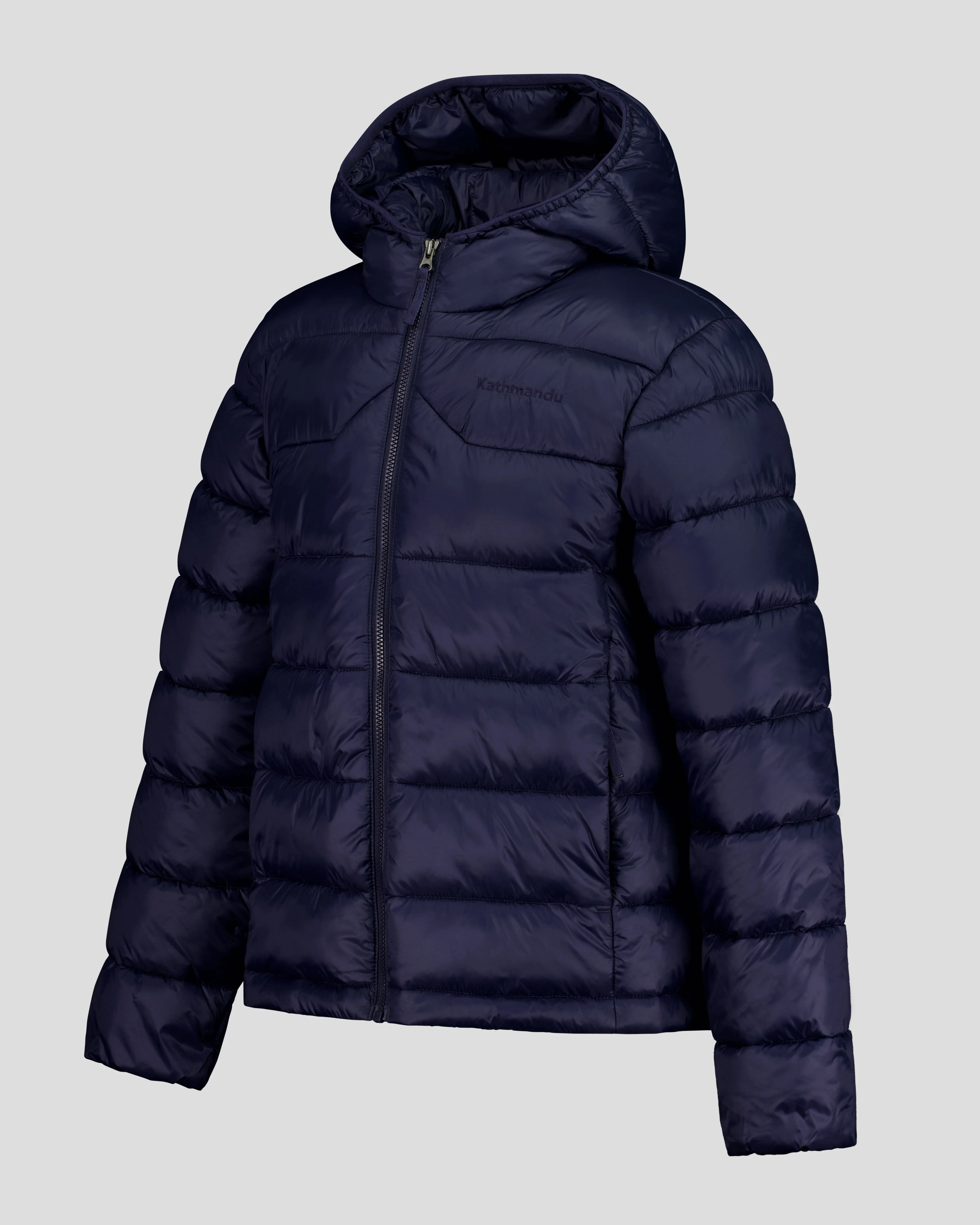 Kids Core Insulated Hooded Jacket - Pure Navy - Image 8