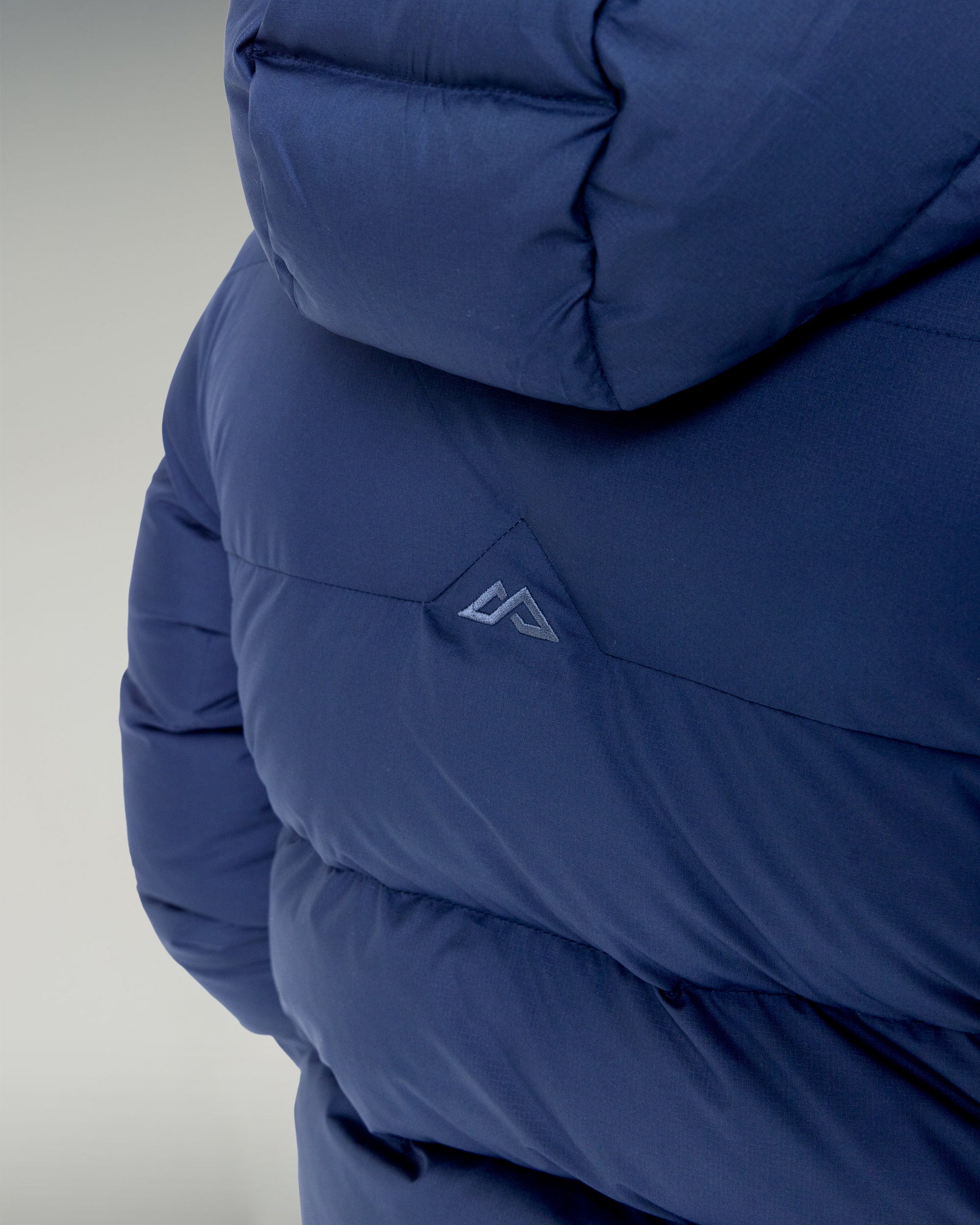 Kids' Epiq Down Hooded Jacket - Classic Navy - Image 4