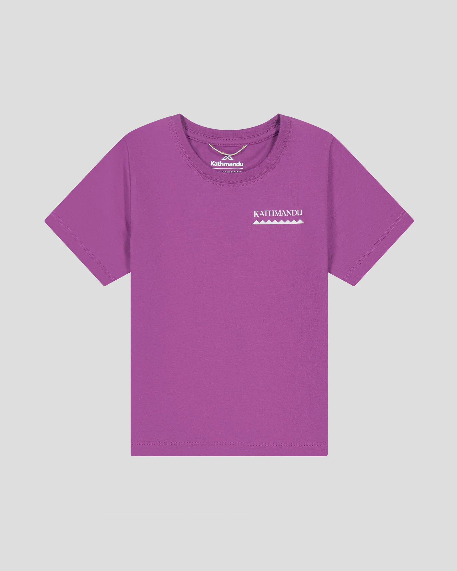 Kids' Heritage Organic Cotton T-shirt - Washed Berry - Image 4
