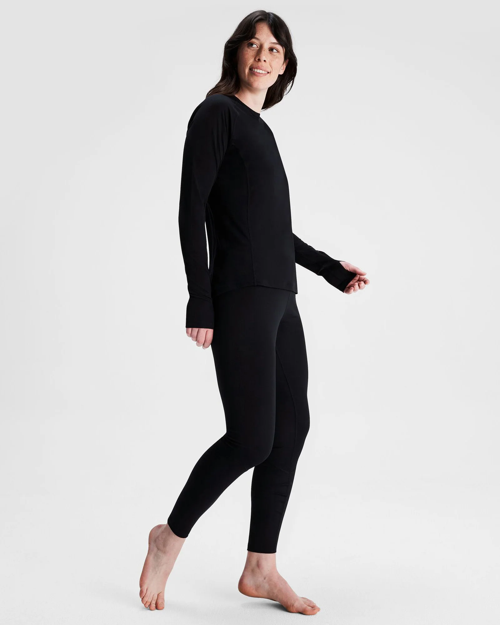 Women's KMDAction Baselayer Top - Black - Image 2