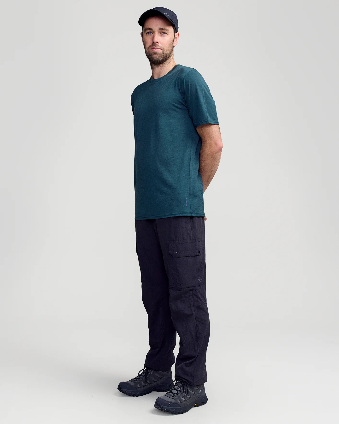 Men's 100% Merino T-shirt - Deep Forest - Image 2