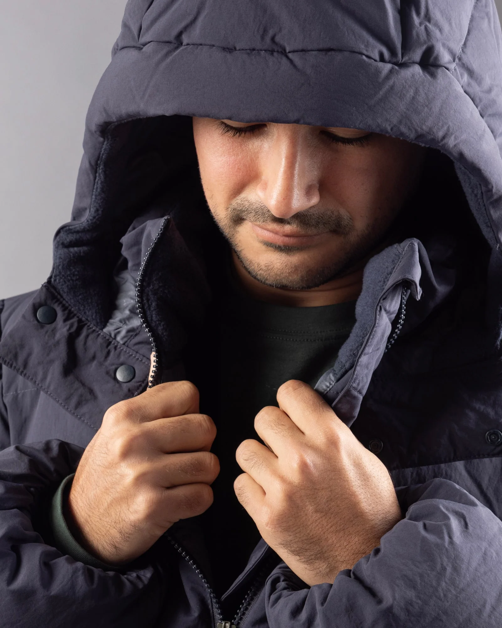 Men's Epiq Down Heritage Parka Jacket - Pure Navy - Image 3