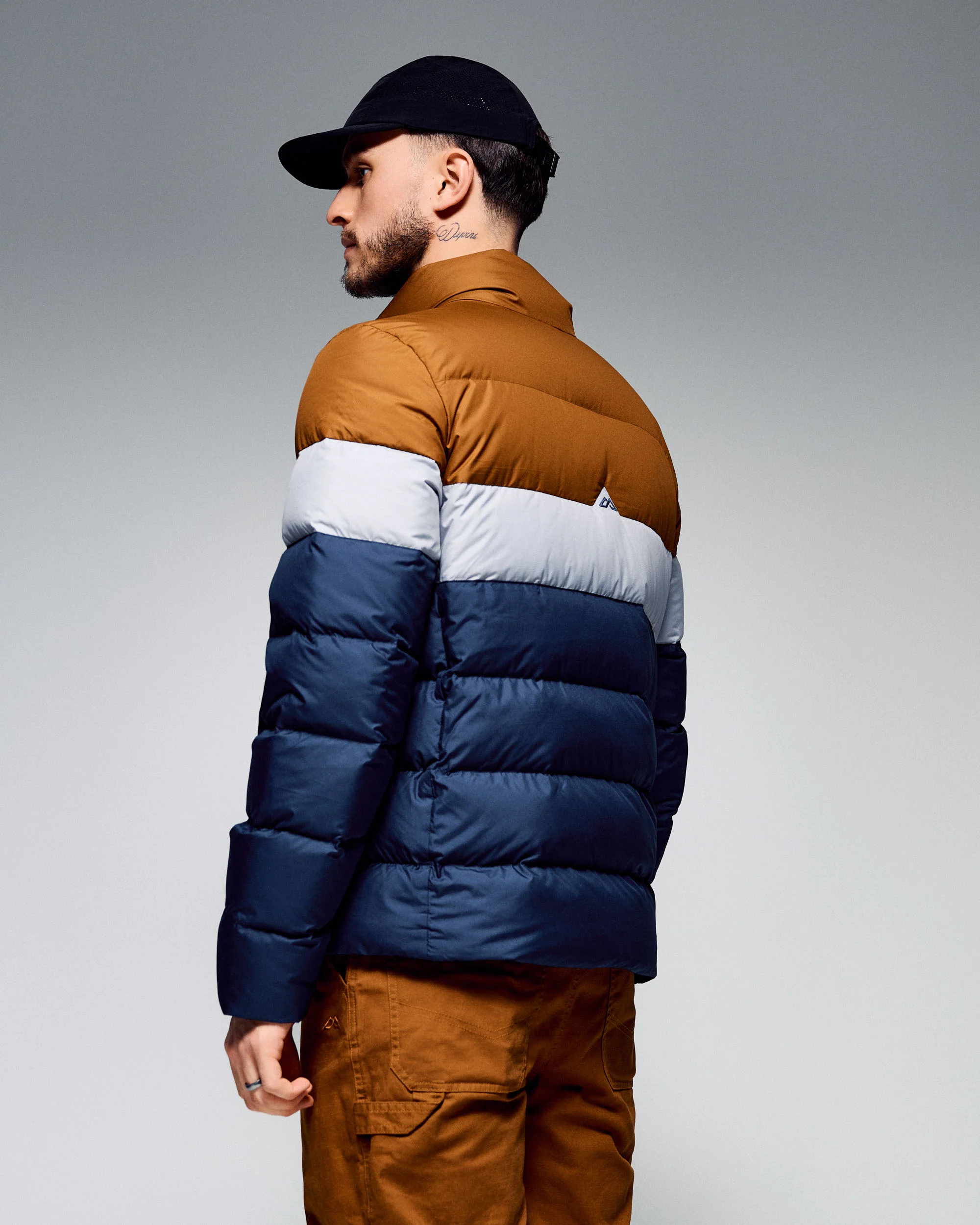 Men's Epiq Limited Down Jacket - Dark Saphire Block - Image 6