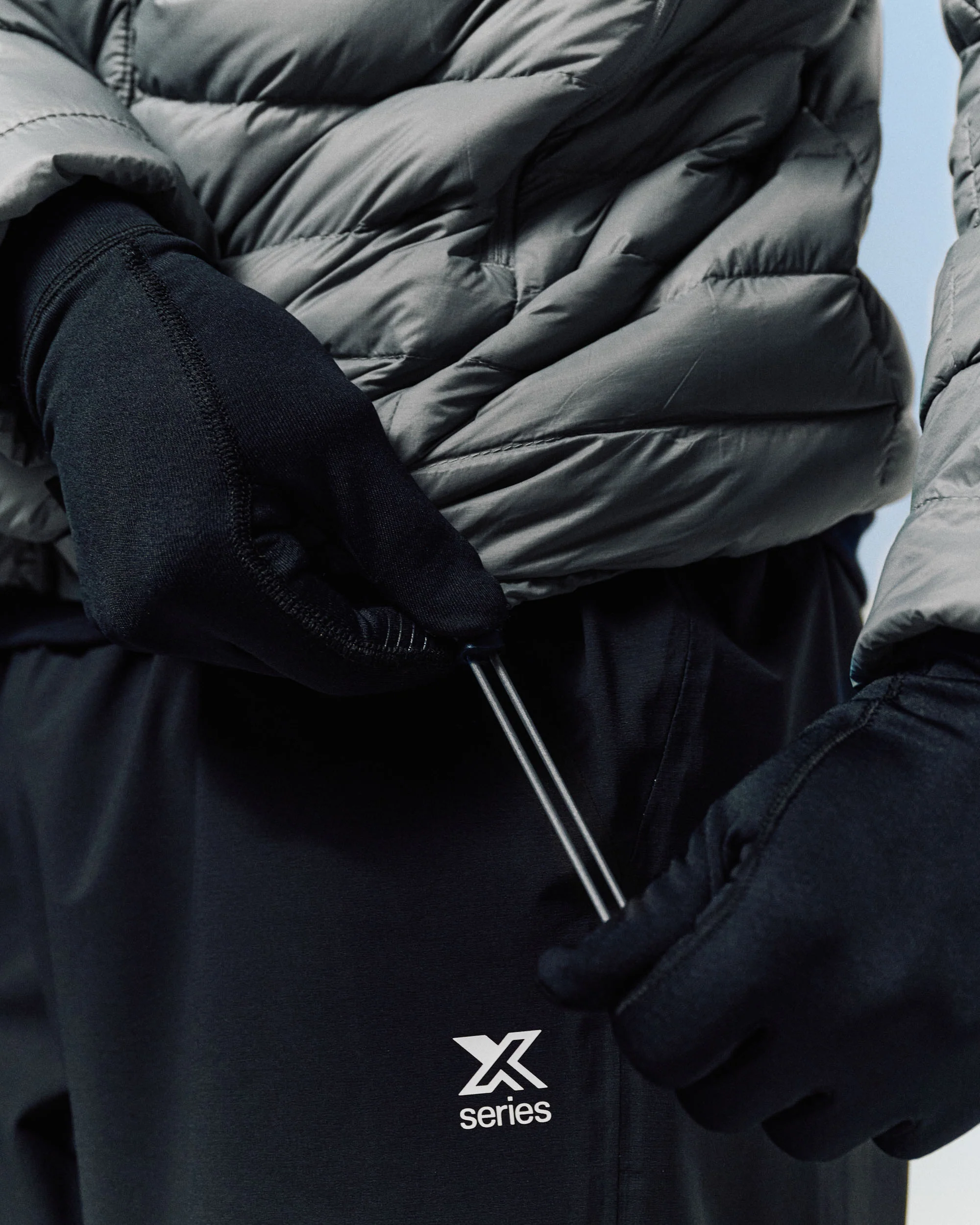 Men's XT Series Cordura LT Down Hooded Jacket - Moon - Image 5