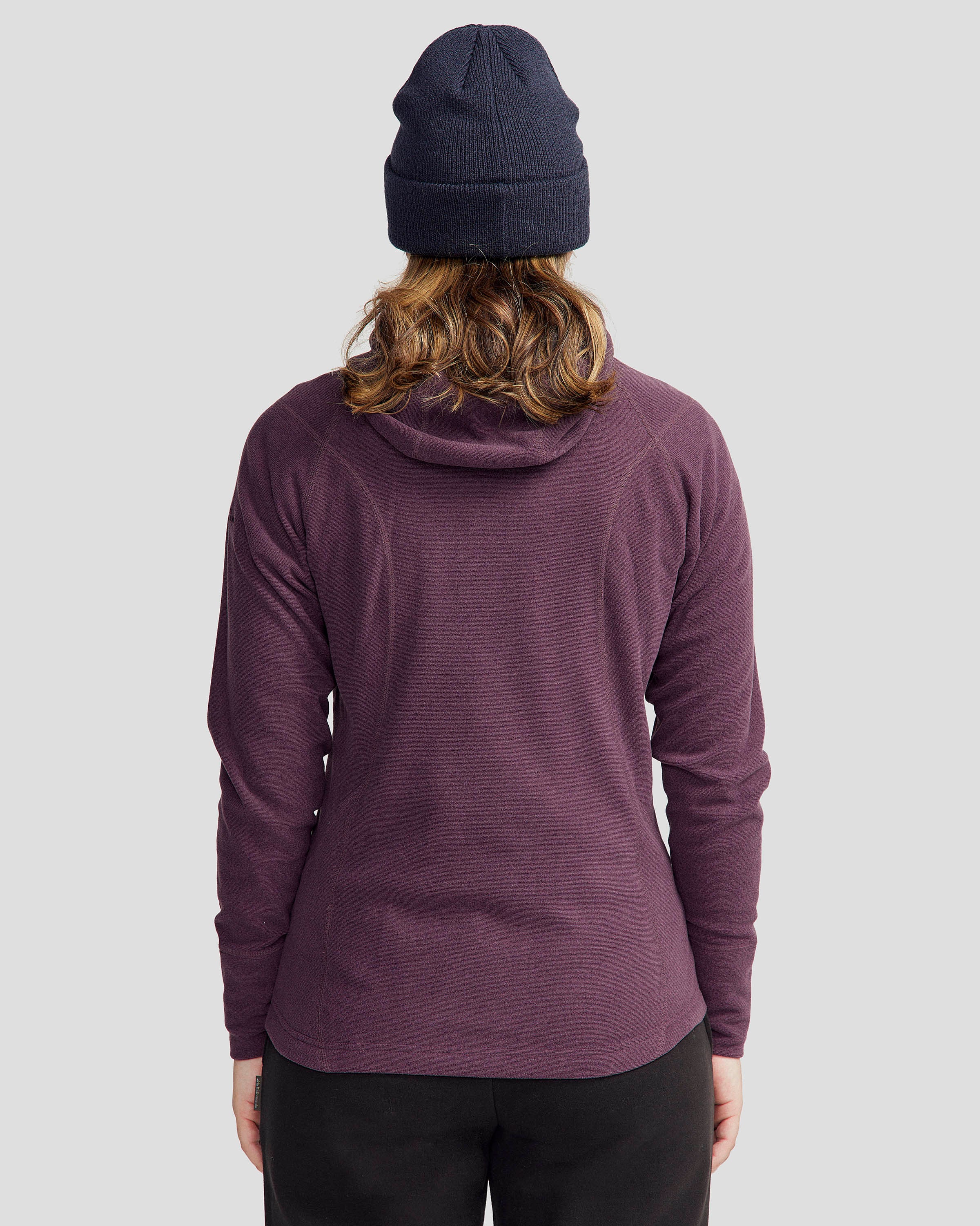 Women's Mt Aspiring Hooded Fleece Jacket - Jam - Image 4