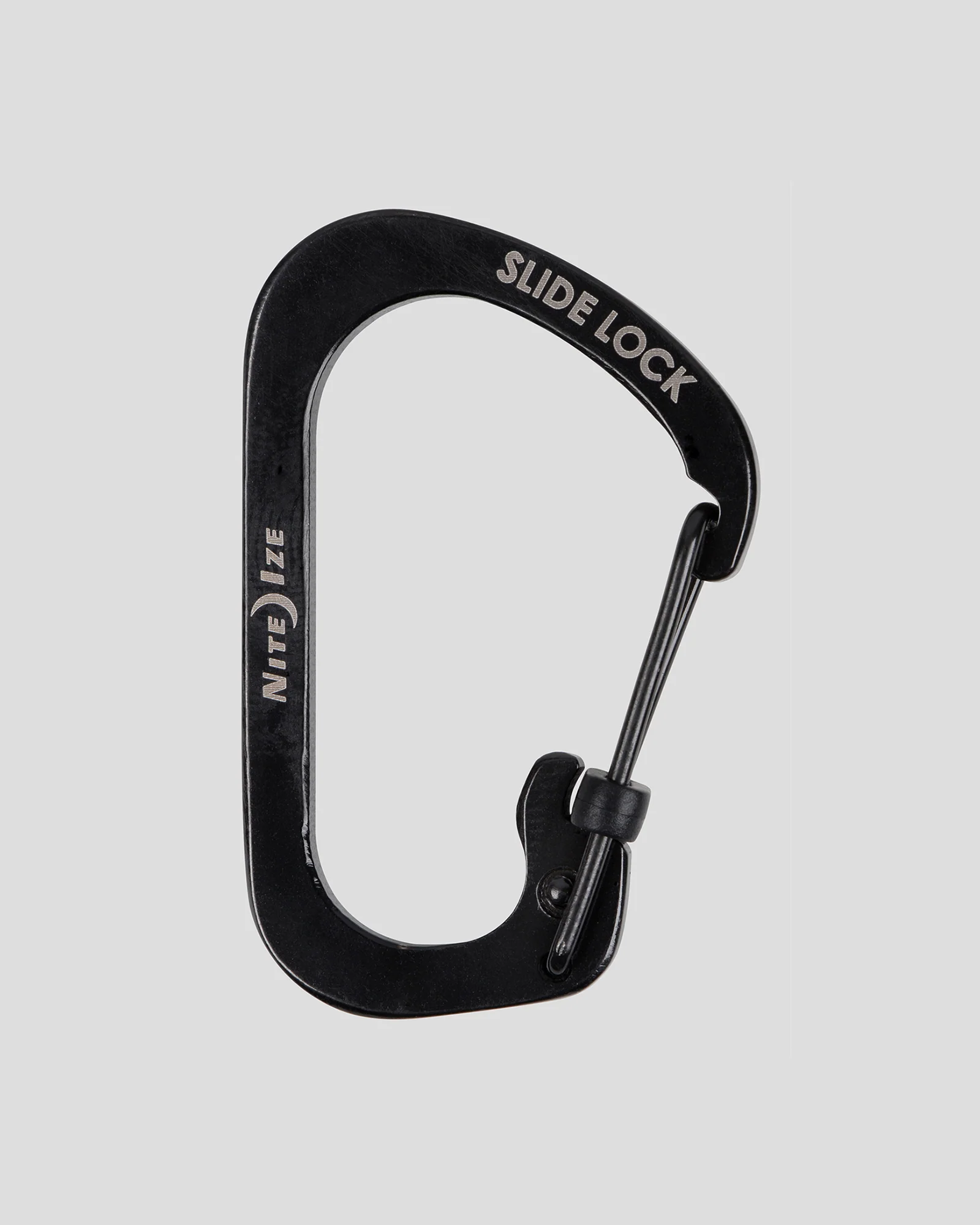 Nite Ize SlideLock Carabiner Stainless Steel #2 - Black