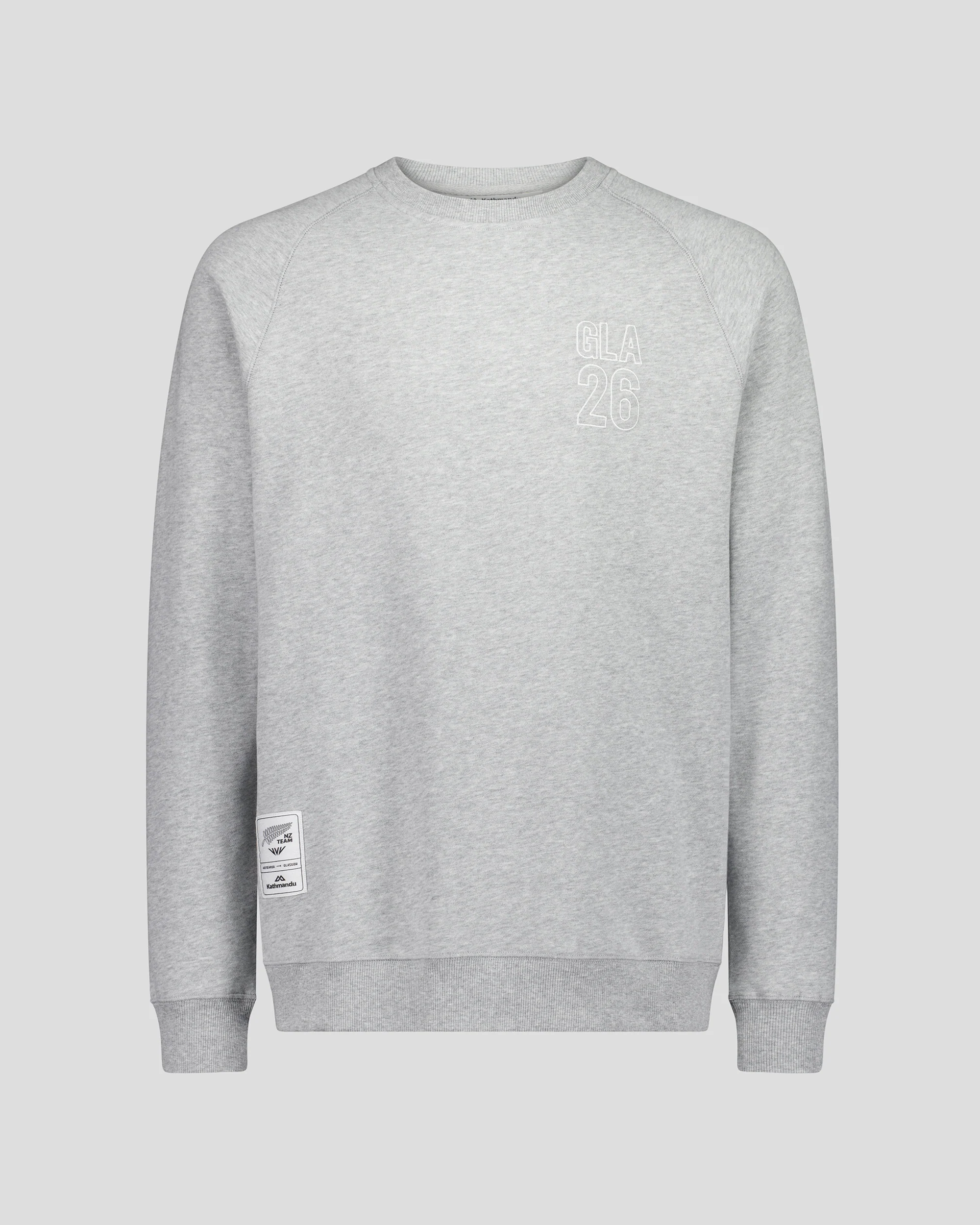 Men's Crew Sweatshirt - SPT Grey Marle | New Zealand Team Supporters Collection - Image 7