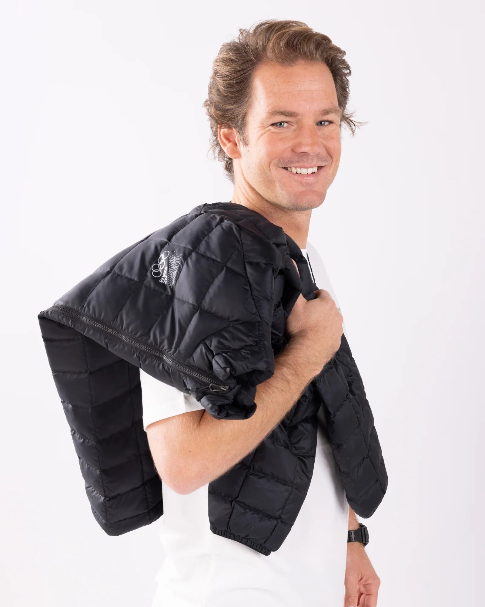 Men's Heli Insulated Jacket - Black | New Zealand Team Supporters Collection - Image 3