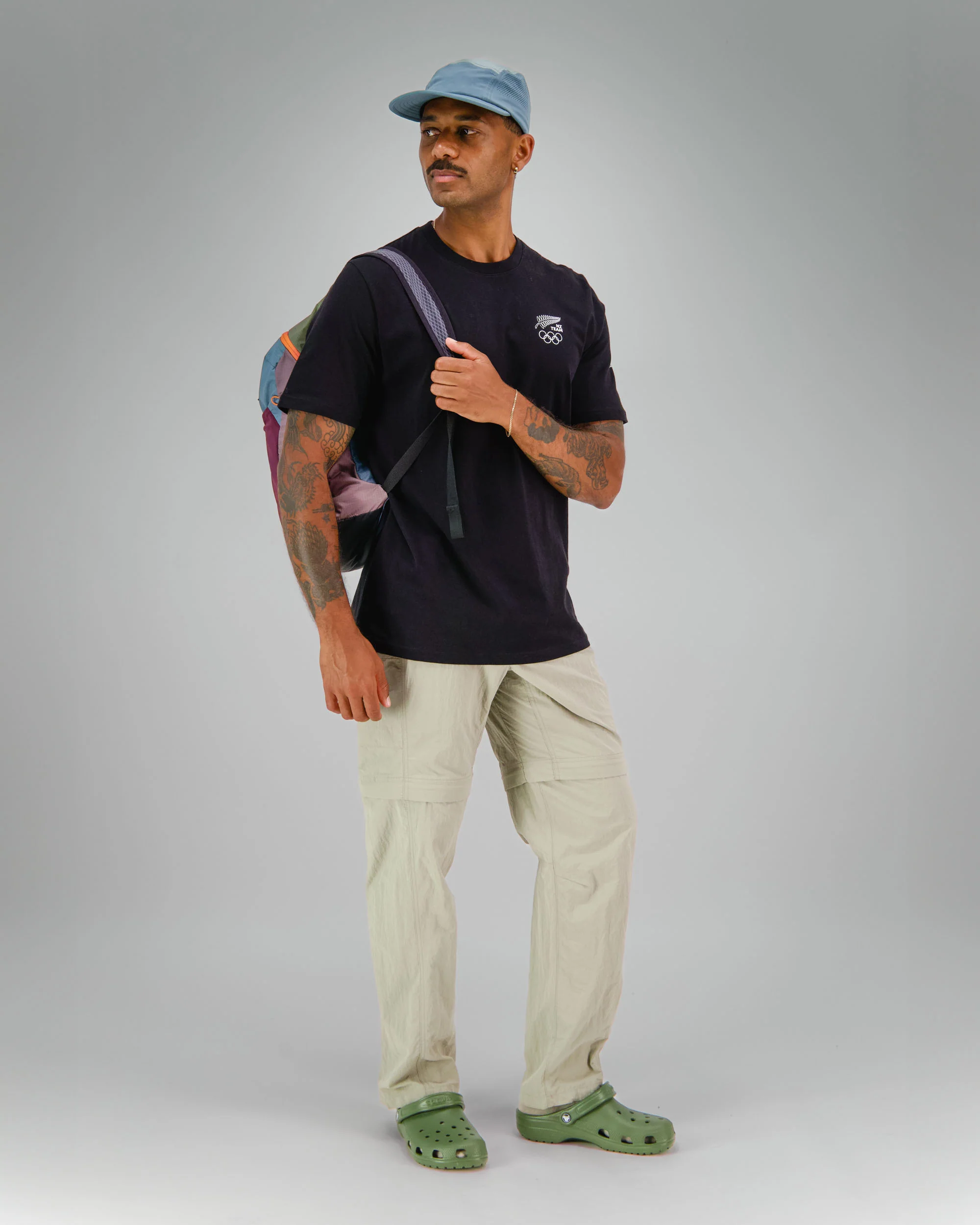 Men's Relaxed T-Shirt - Black Replica | New Zealand Team Replica Collection - Image 2