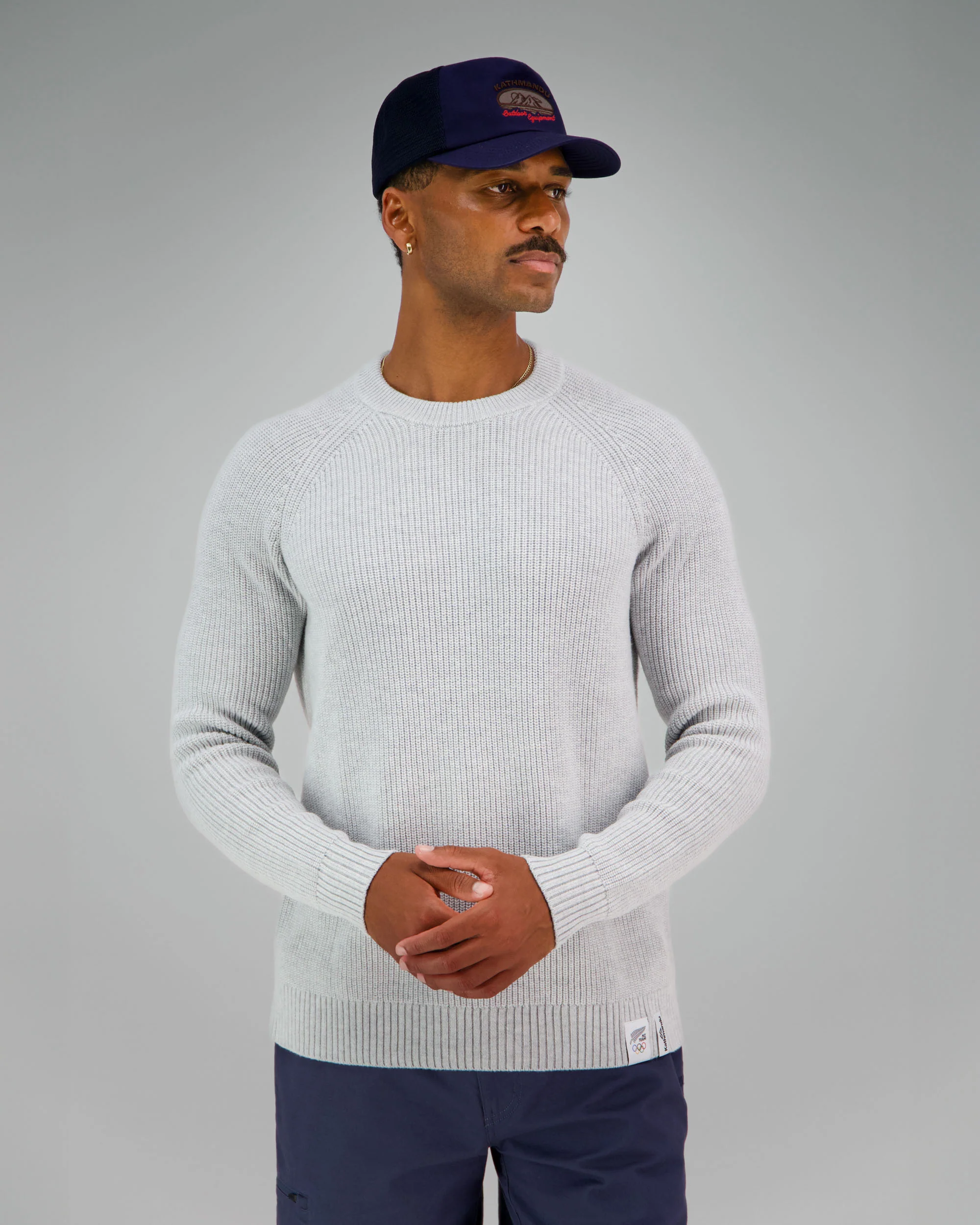 Men's Retreat Wool Blend Pullover - Supermoon | New Zealand Team Replica Collection