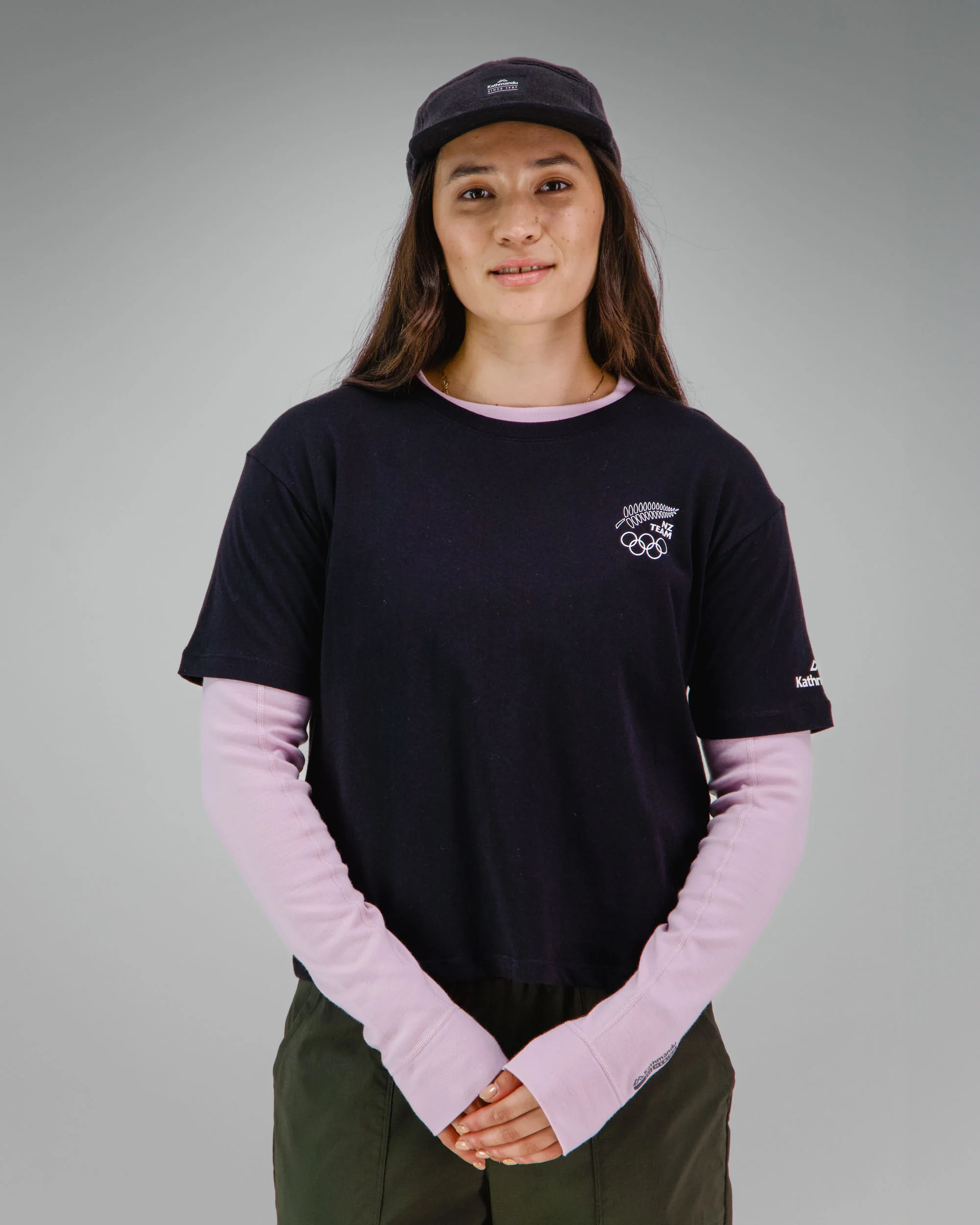 Women's Relaxed T-Shirt - Black Replica | New Zealand Team Replica Collection