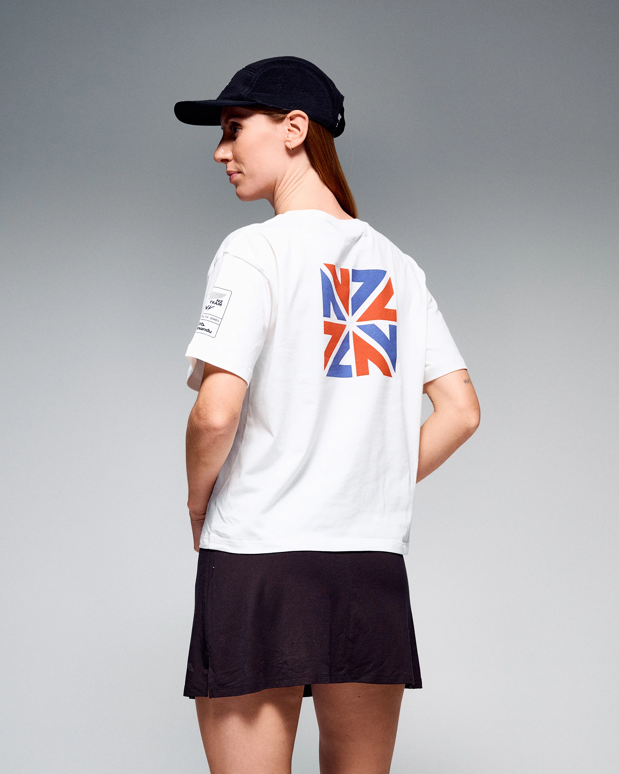 Women's NZZN Relaxed Tee - NZZN/White | New Zealand Team Supporters Collection - Image 3