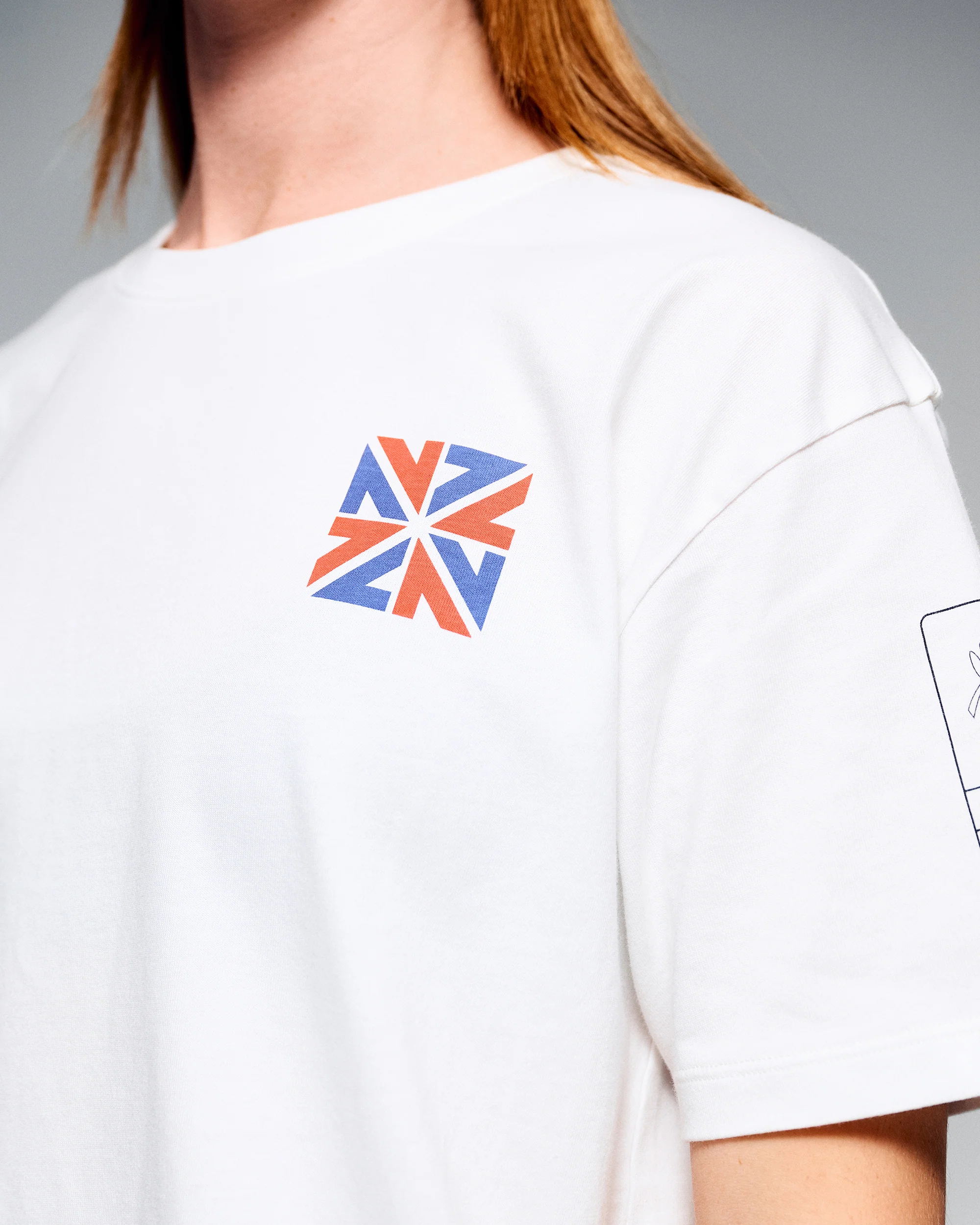 Women's NZZN Relaxed Tee - NZZN/White | New Zealand Team Supporters Collection - Image 4