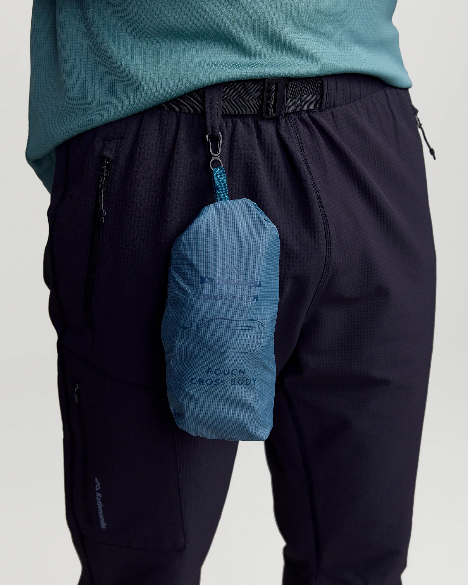 Pack&Go Crossbody Pouch - Washed Blue - Image 4