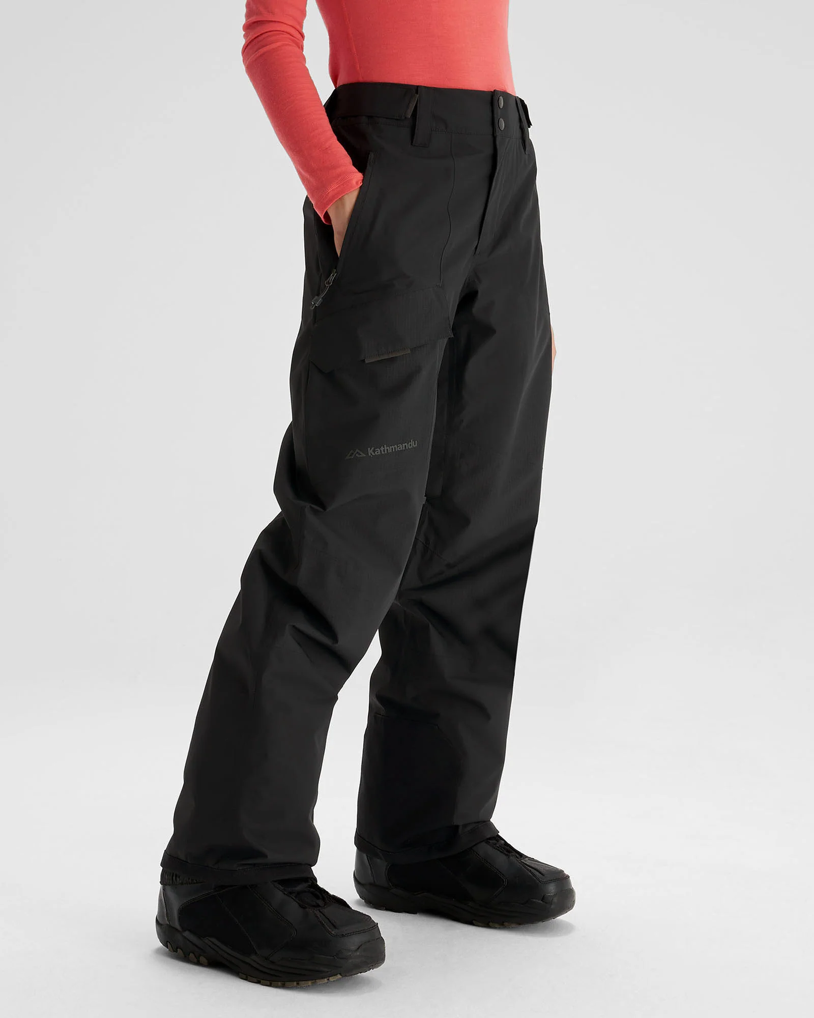Women's PWDR-Days 2L Shell Snow Pants - Black Stingray - Image 3