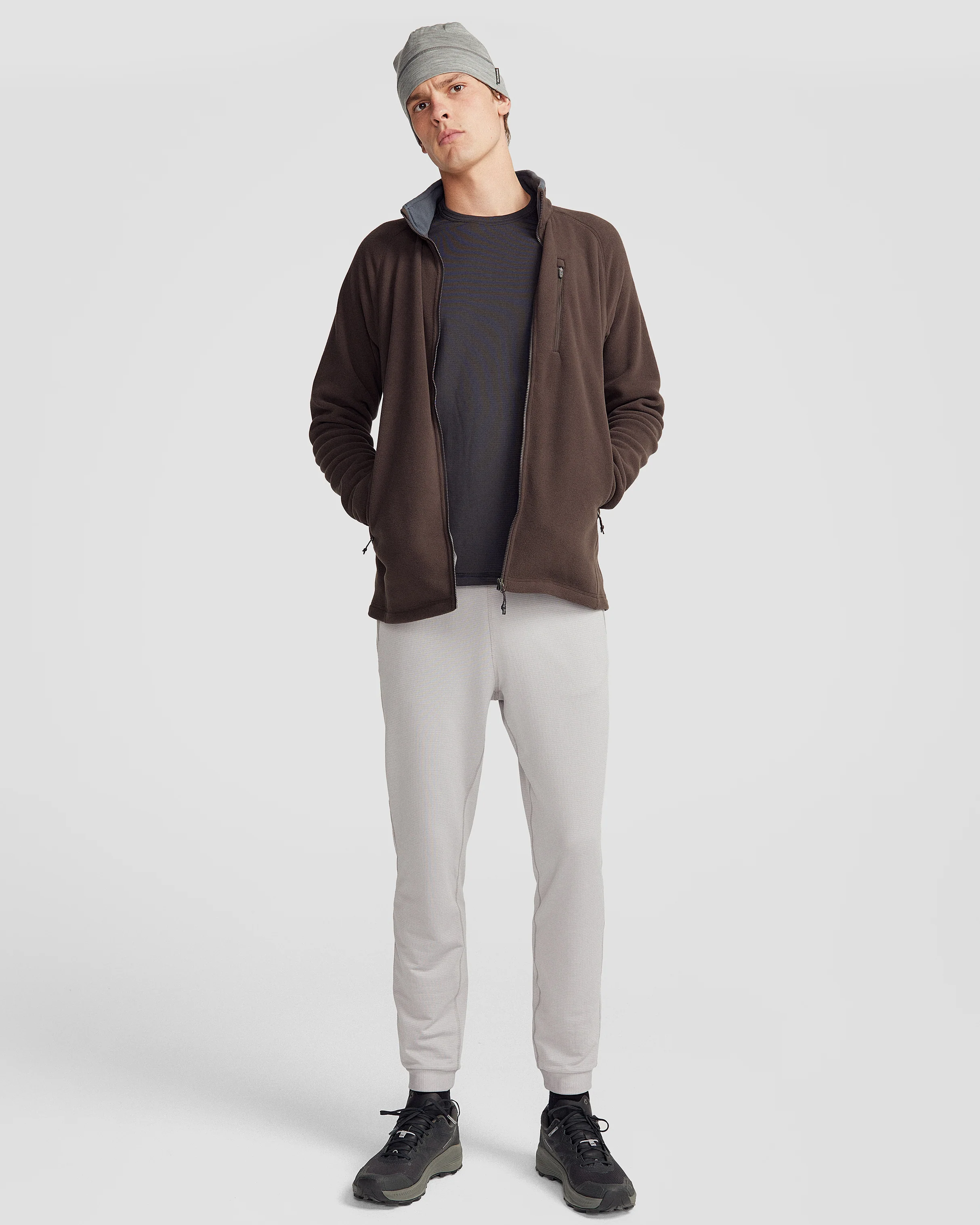 Men's Ridge 100 Primaloft  Fleece Jacket - Cold Brew - Image 2
