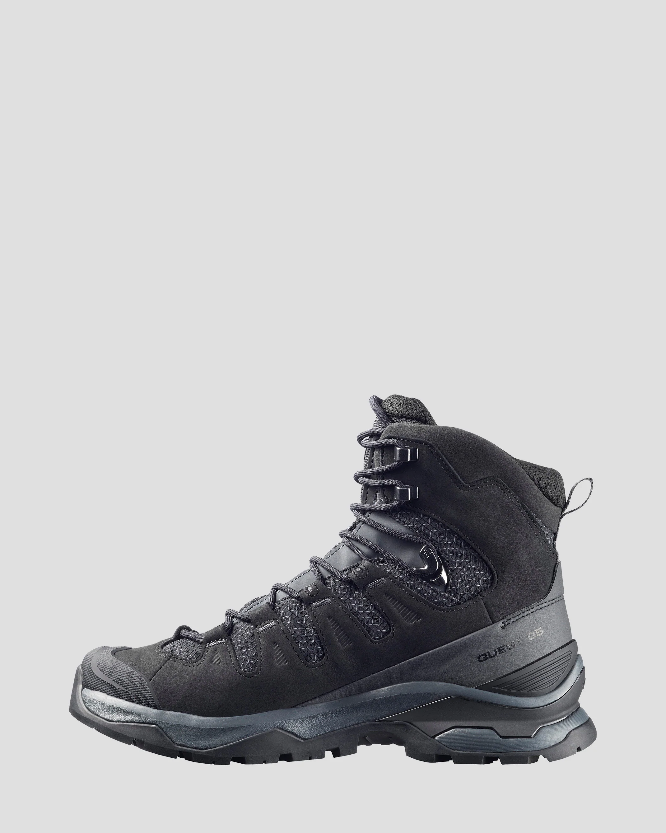 Men's Salomon Quest 5 GTX Boots - Asphalt / Black / Asphalt - Image 3