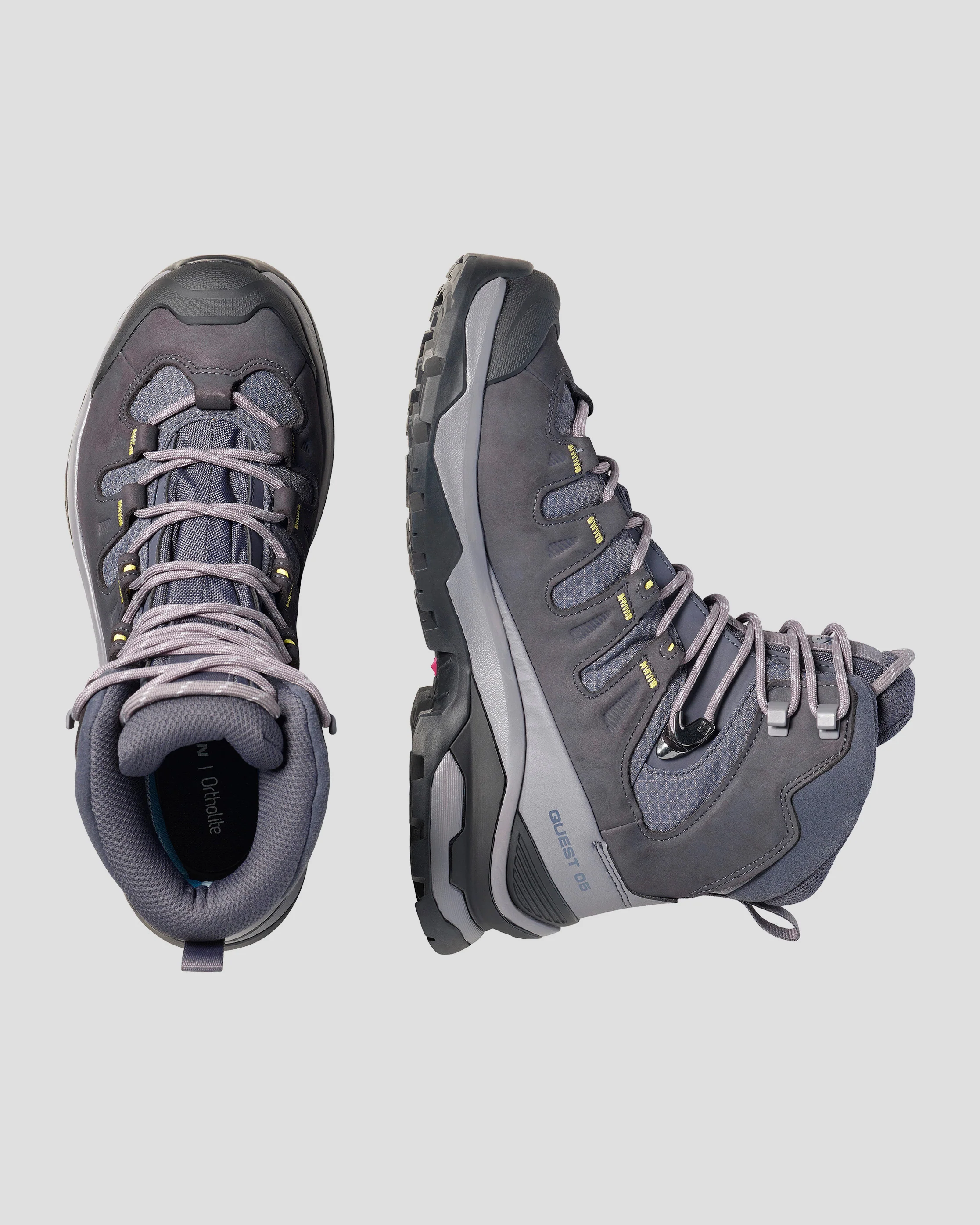 Women's Salomon Quest 5 GTX Boots - Nine Iron / Excalibur / Endive - Image 4