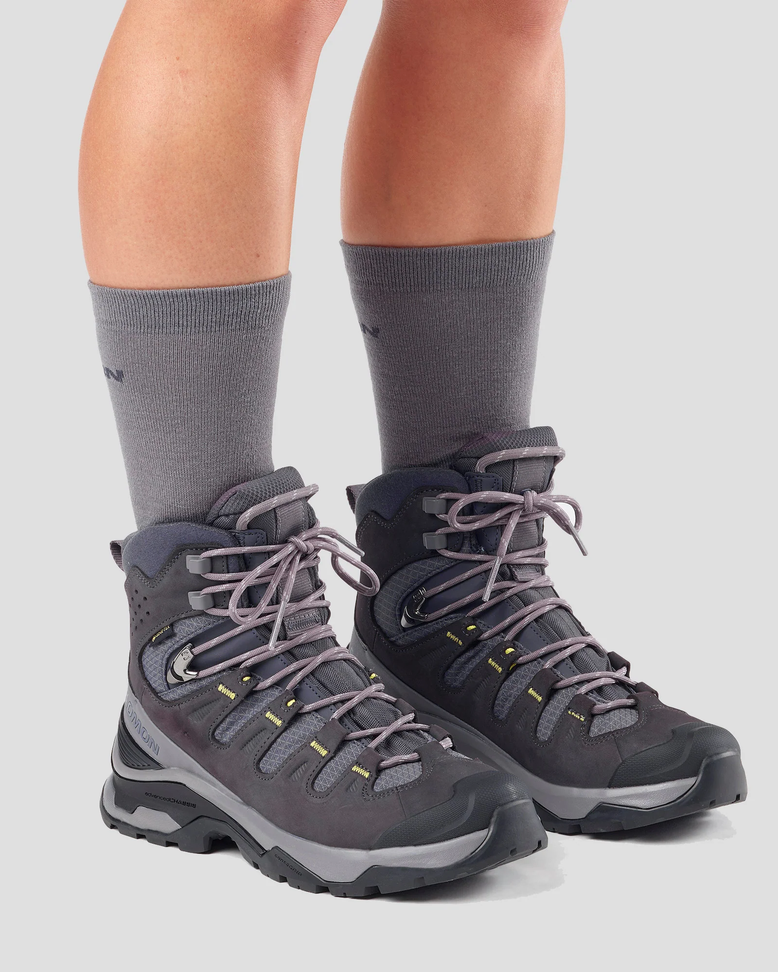 Women's Salomon Quest 5 GTX Boots - Nine Iron / Excalibur / Endive - Image 5