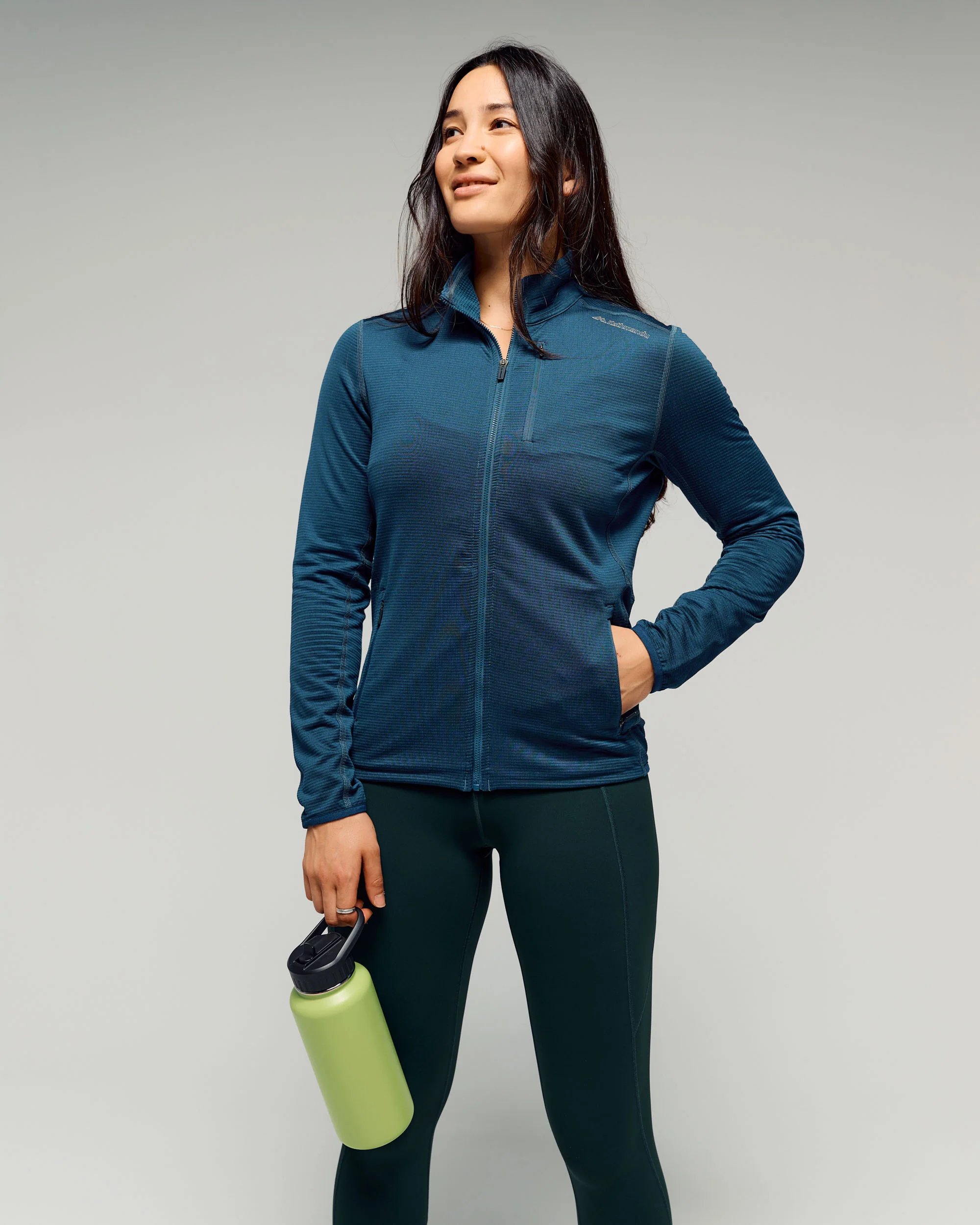 Women's Seeker Fleece Jacket - Deep Lagoon - Image 2